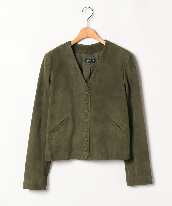 Outlet Cut5 Veste スエードジャケット Agnes B Femme レディース アニエスベー公式通販サイト