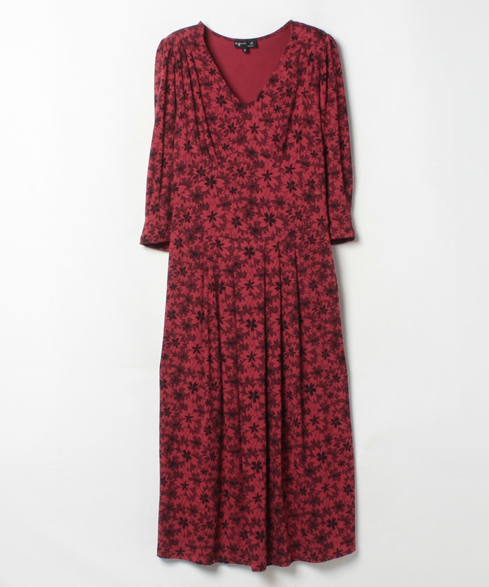 Jgi2 Robe フラワープリントワンピース Agnes B Femme レディース アニエスベー公式通販サイト