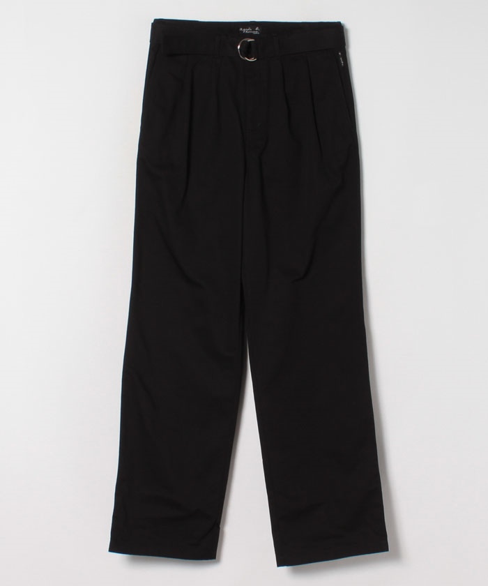 Outlet Uf03 Pantalon ワイドストレートパンツ Agnes B Homme メンズ アニエスベー公式通販サイト