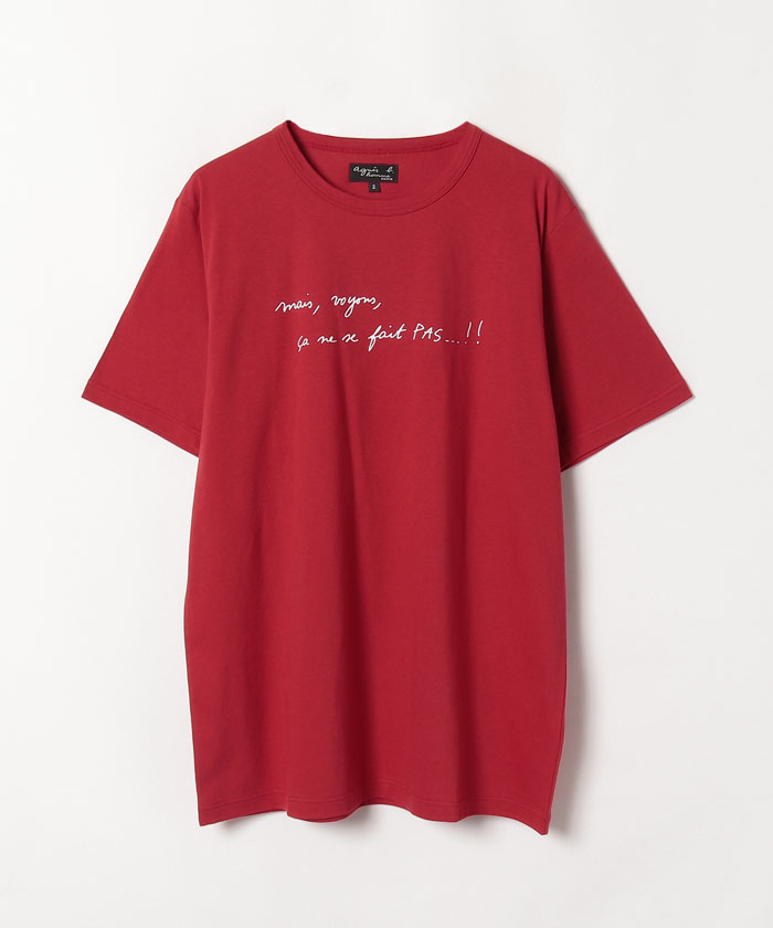 Outlet Scx6 Ts メッセージtシャツ Agnes B Homme メンズ アニエスベー公式通販サイト