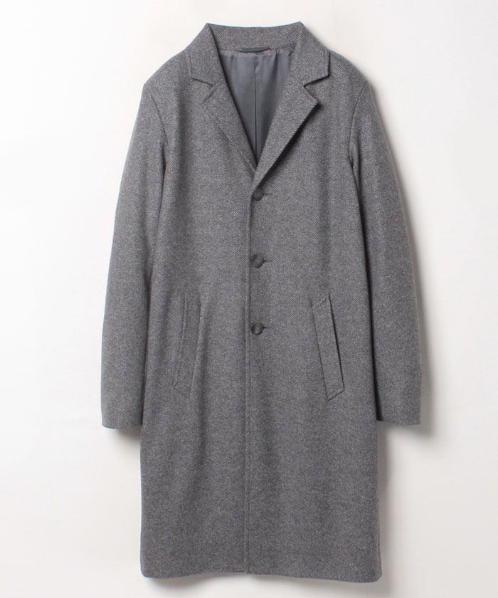 Outlet Jeq1 Manteau ヘリンボーンツイードコート Agnes B Homme メンズ アニエスベー公式通販サイト