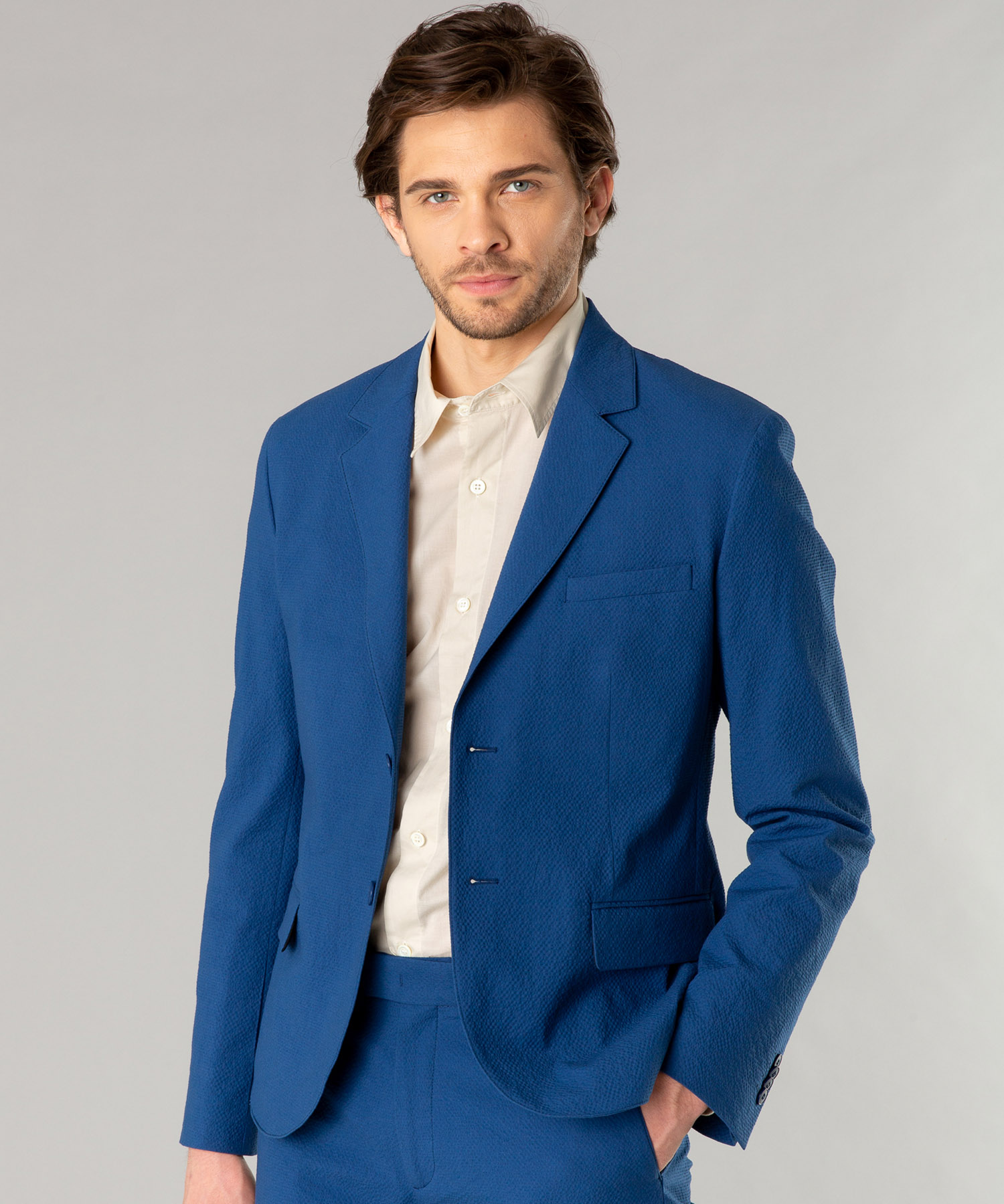 Tbp1 Veste シアサッカージャケット Agnes B Homme メンズ アニエスベー公式通販サイト