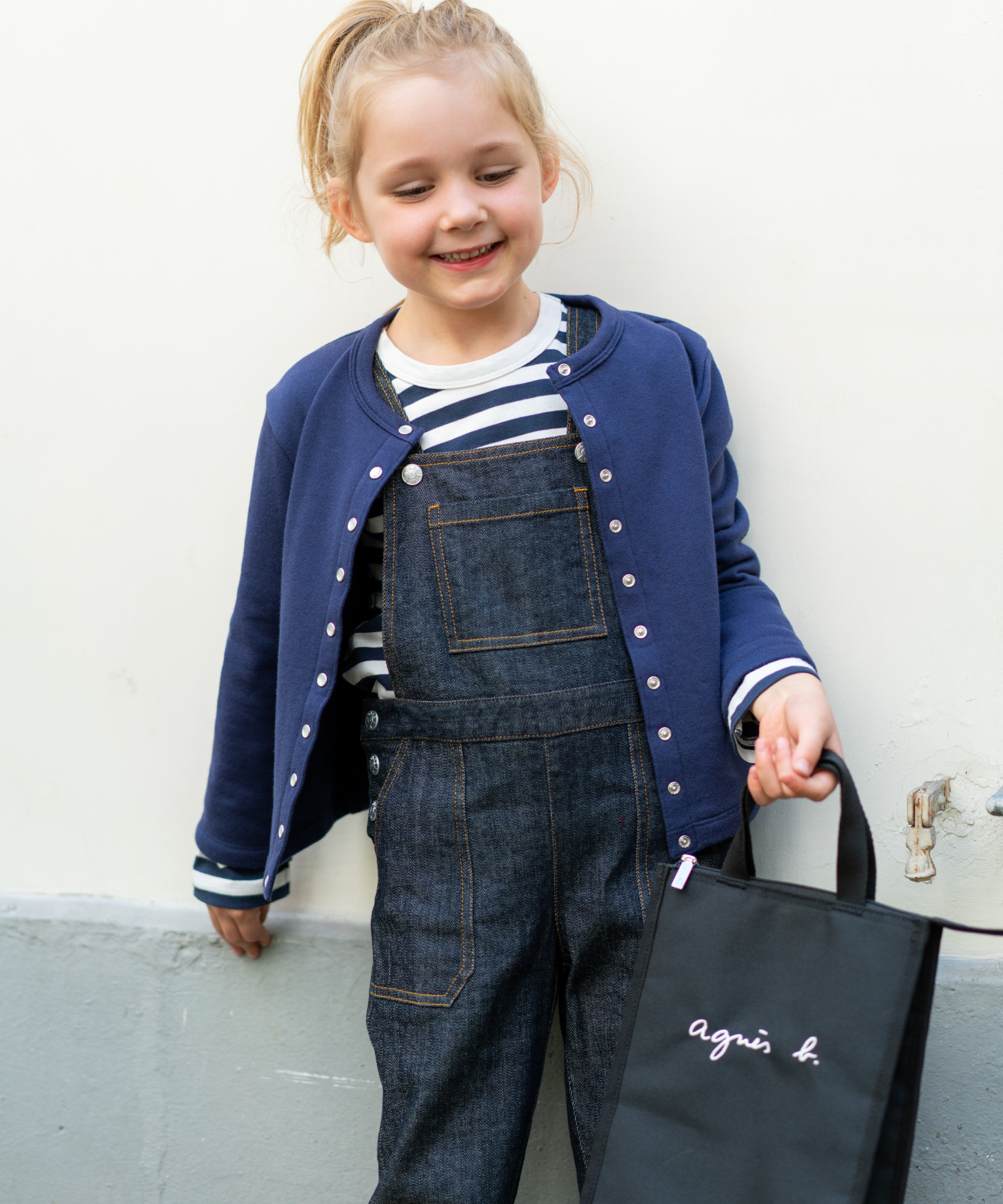 M001 E Cardigan キッズ カーディガンプレッション Agnes B Enfant キッズ アニエスベー公式通販サイト