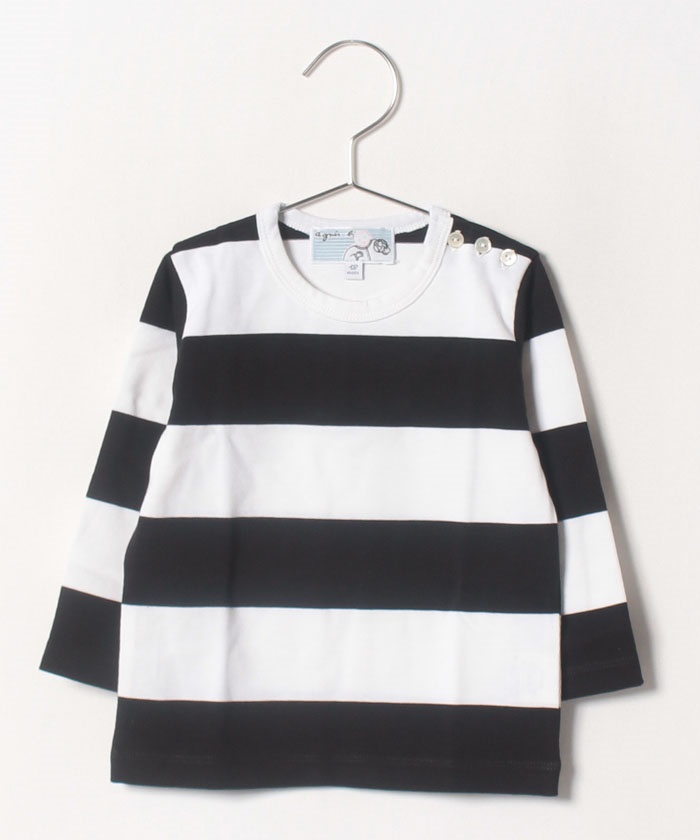 J019 L Ts ボーダーtシャツ Agnes B Enfant キッズ アニエスベー公式通販サイト