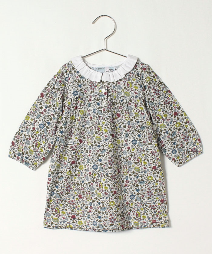 Outlet Jez2 L Robe ベビー リバティワンピース Agnes B Enfant キッズ アニエスベー公式通販サイト