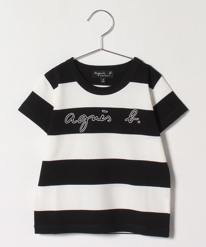 Outlet Scn4 E Ts キッズ ボーダーtシャツ Agnes B Enfant キッズ アニエスベー公式通販サイト