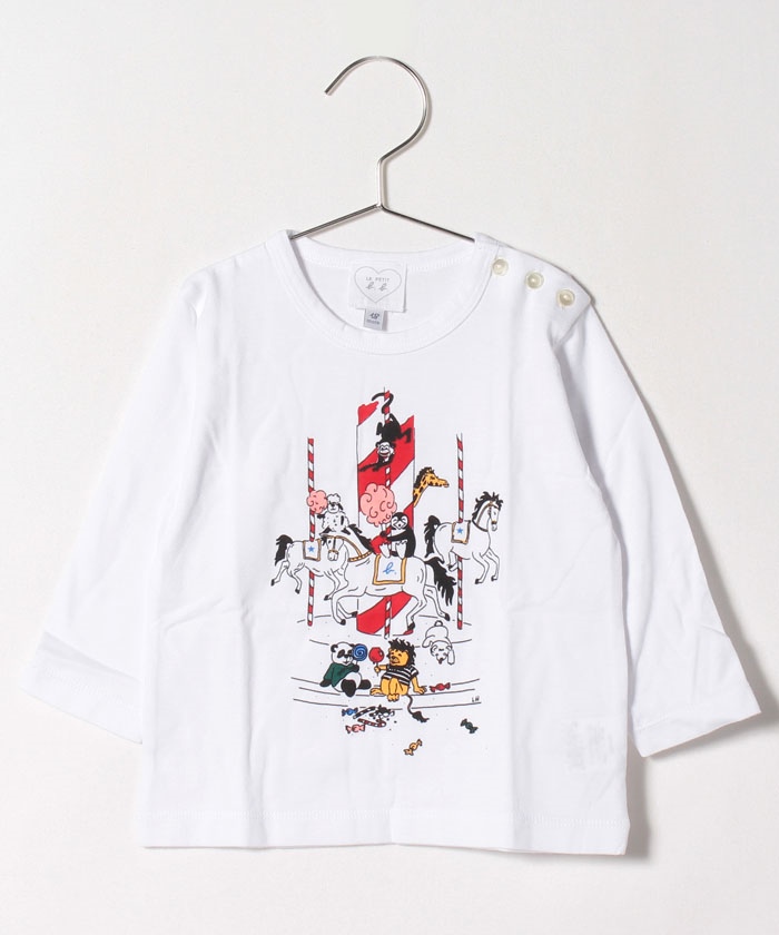 Sda9 L Ts ベビー ペンギンイラストtシャツ Agnes B Enfant キッズ アニエスベー公式通販サイト
