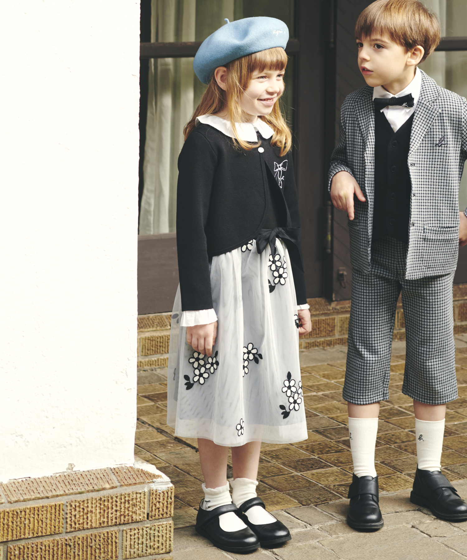 Tbz9 E Robe キッズ フラワーチュールワンピース Agnes B Enfant キッズ アニエスベー公式通販サイト