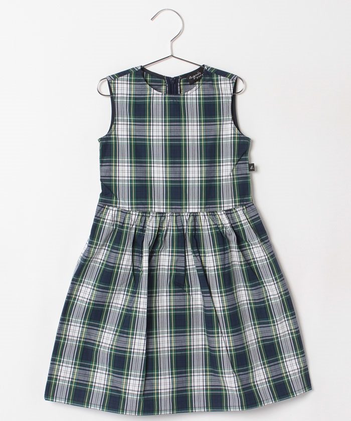 Caj5 E Robe キッズ チェックワンピース Agnes B Enfant キッズ アニエスベー公式通販サイト