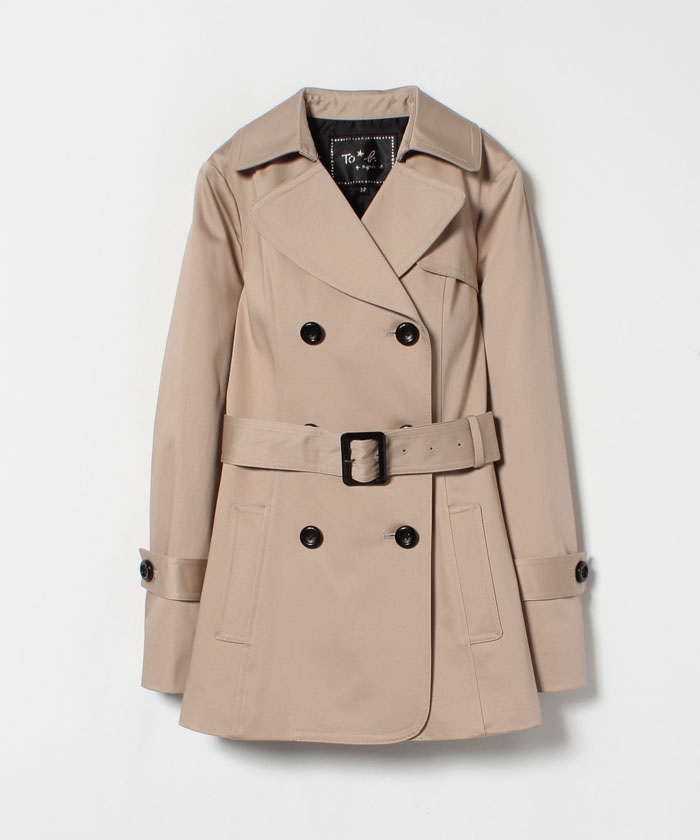Wg50 Manteau ショートトレンチコート To B By Agnes B アニエスベー公式通販サイト Wg50 Manteau ショートトレンチコート To B By Agnes B アニエスベー公式通販サイト
