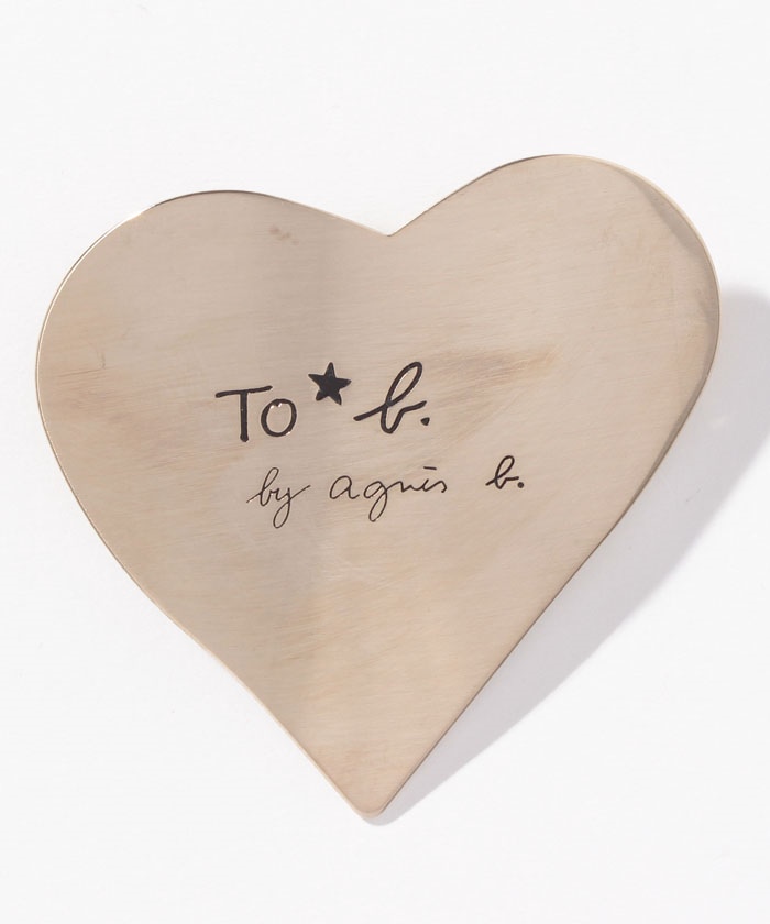 Wq25 Clip ハートバレッタ To B By Agnes B アニエスベー公式通販サイト