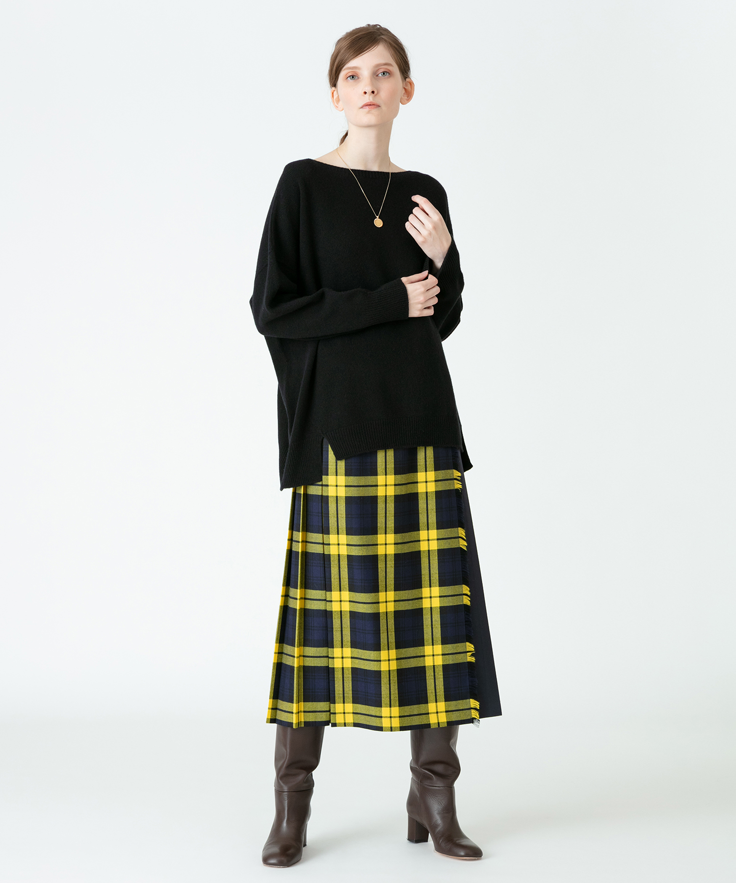 O´NEIL of DUBLIN(オニールオブダブリン)】COMBINATION LONG KILT SKIRT-