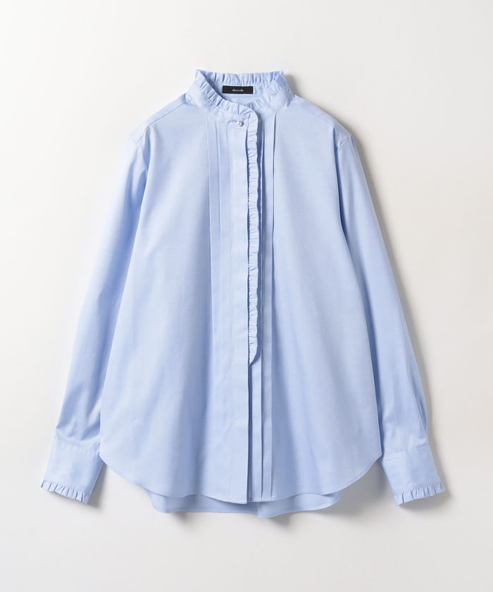 オックススタンドフリルシャツ ｜allureville OFFICIAL ONLINE SHOP 