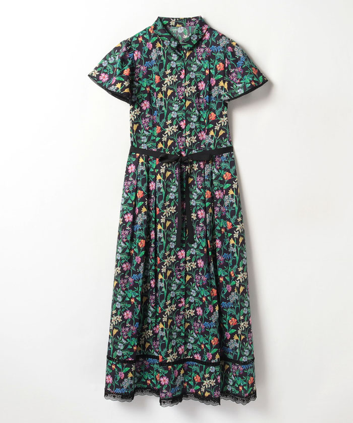 Loulou Willoughby Libertyボタニカルワンピース Allureville Official Online Shop アルアバイル公式通販サイト