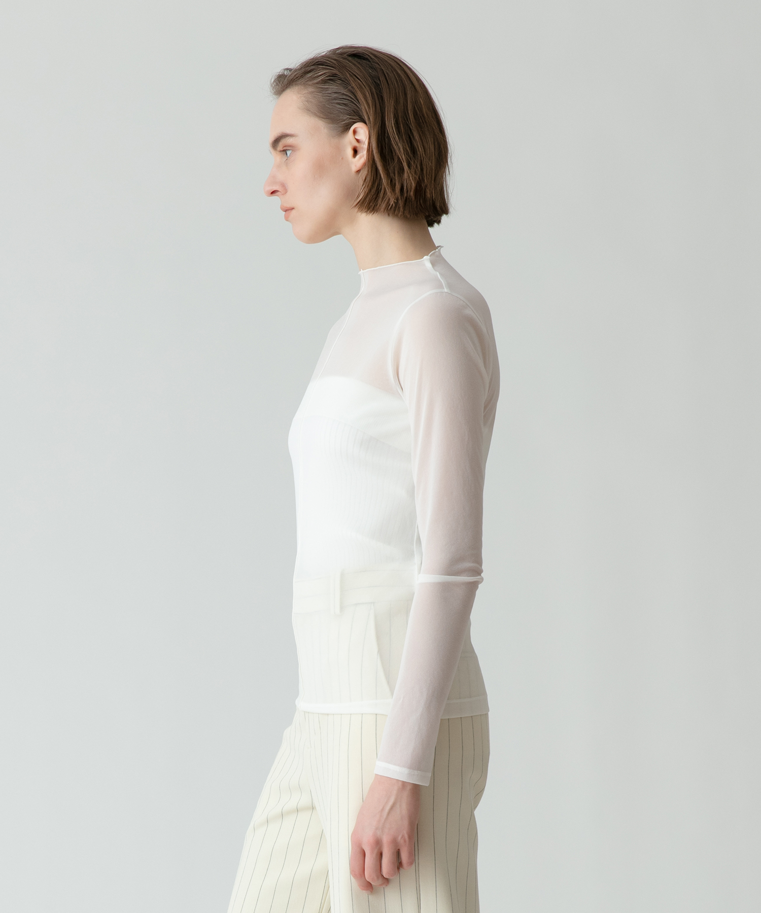 vince broomstick pleat pullover