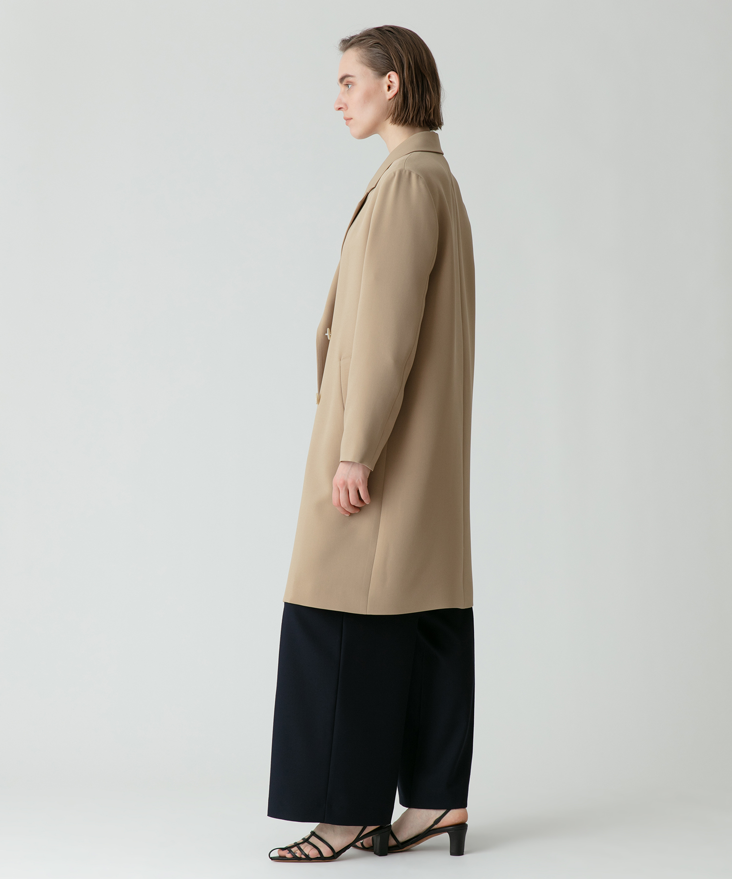 ダブルクロスチェスターコート ｜allureville OFFICIAL ONLINE SHOP 