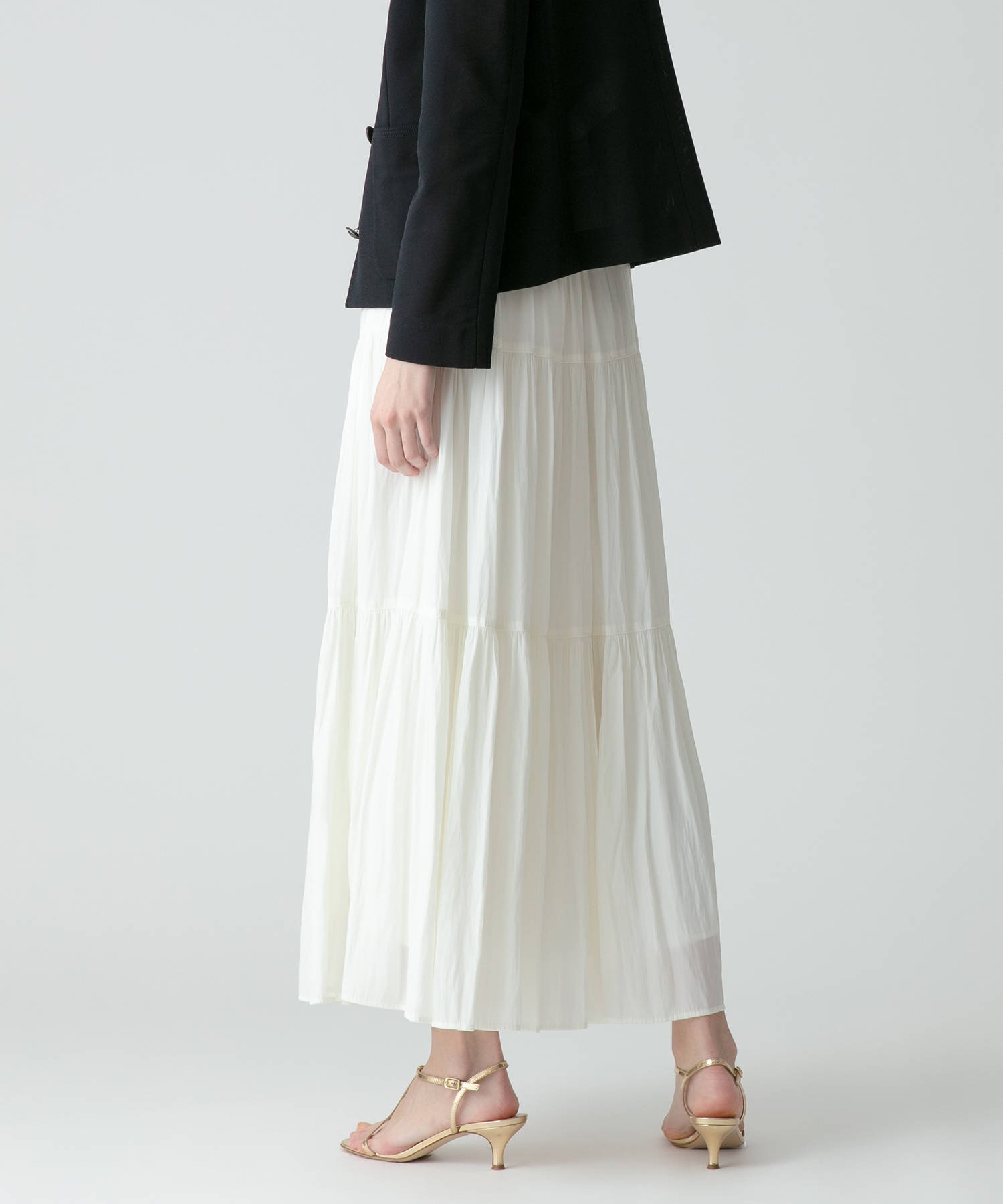 ティアードロングスカート ｜allureville OFFICIAL ONLINE SHOP 