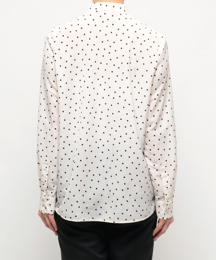 ドットフリルブラウス ｜allureville OFFICIAL ONLINE SHOP 