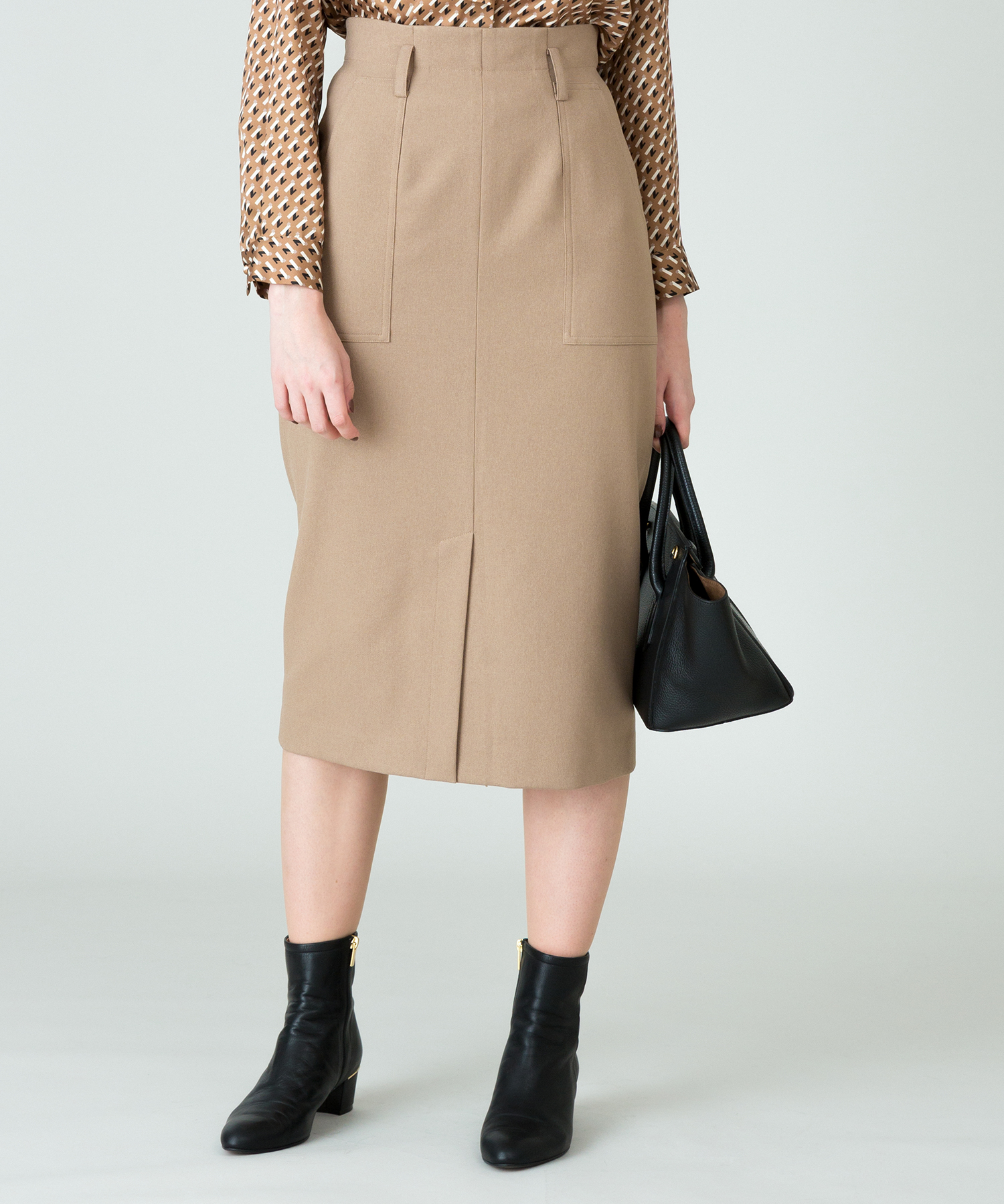 ベイカーポケットタイトスカート Allureville Official Online Shop アルアバイル公式通販サイト