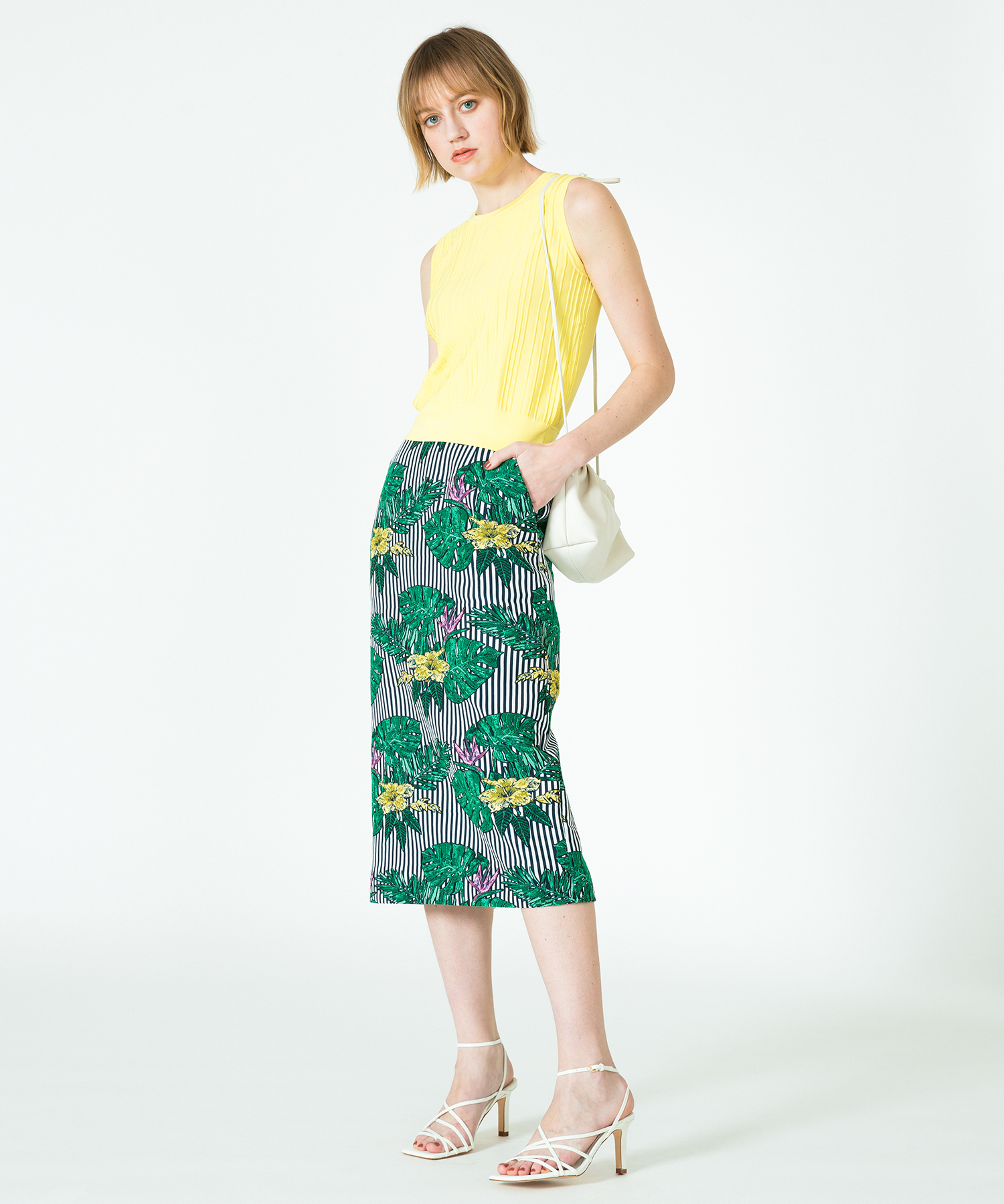 モンステラジャガードタイトスカート Allureville Official Online Shop アルアバイル公式通販サイト
