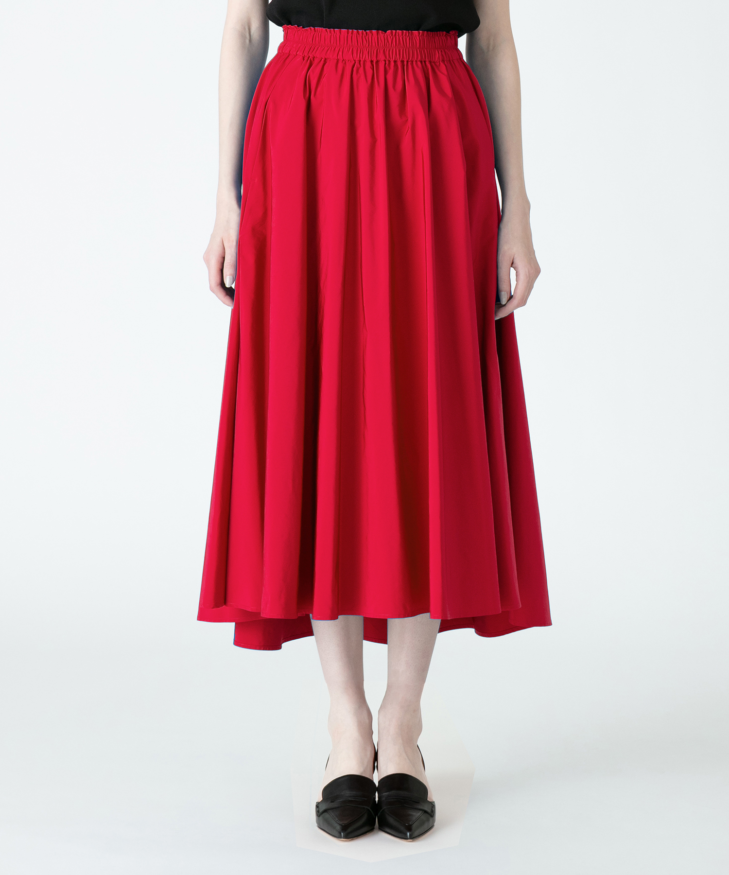 Loulou Willoughby タフタタックフレアースカート Allureville Official Online Shop アルアバイル公式通販サイト