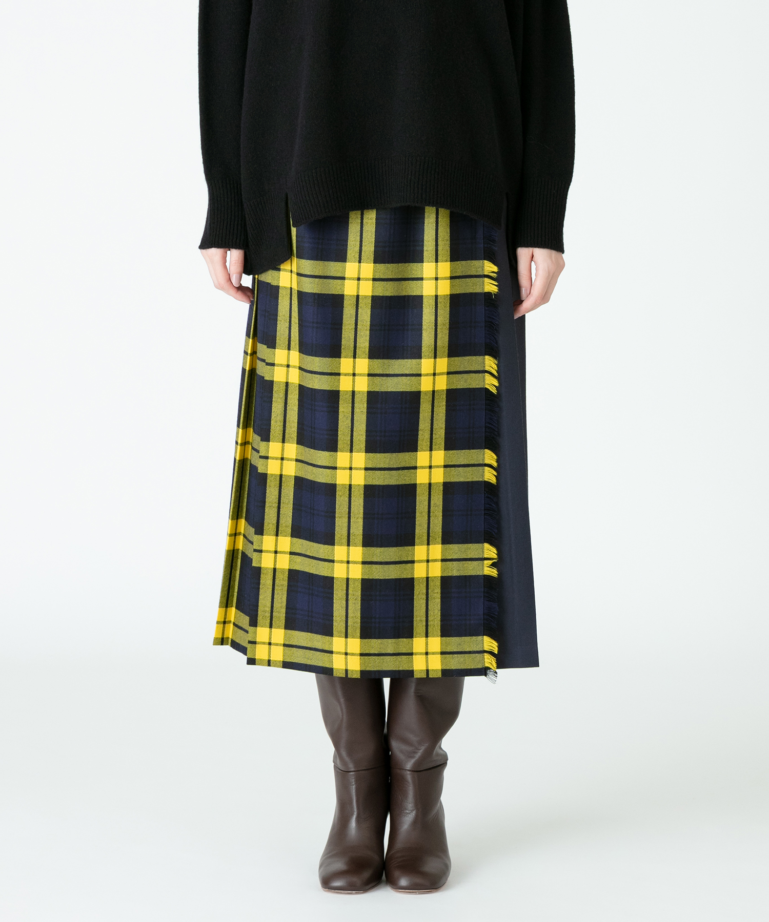 O´NEIL of DUBLIN(オニールオブダブリン)】COMBINATION LONG KILT SKIRT-