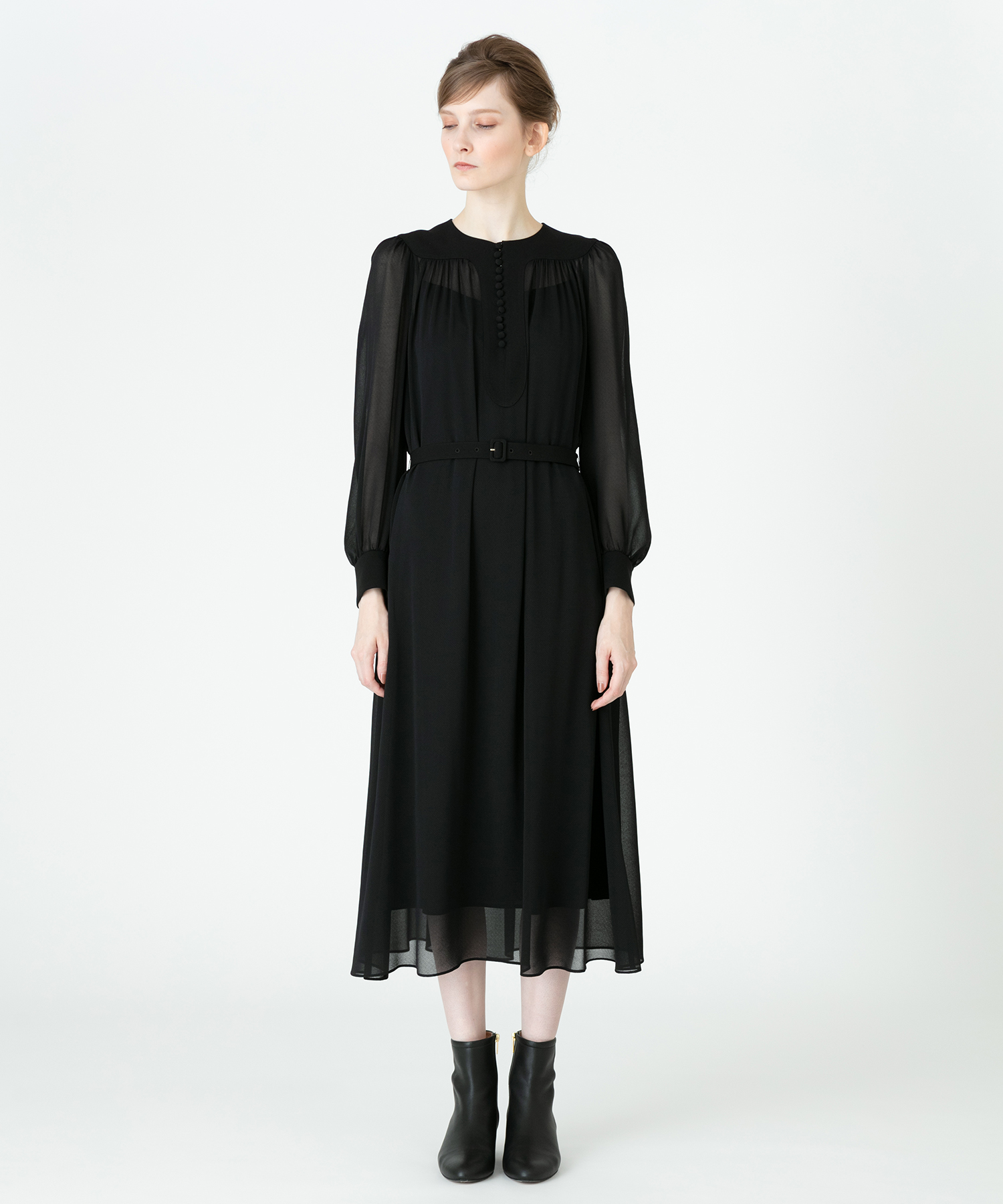 Loulou Willoughby シルックジョーゼットワンピース Allureville Official Online Shop アルアバイル公式通販サイト