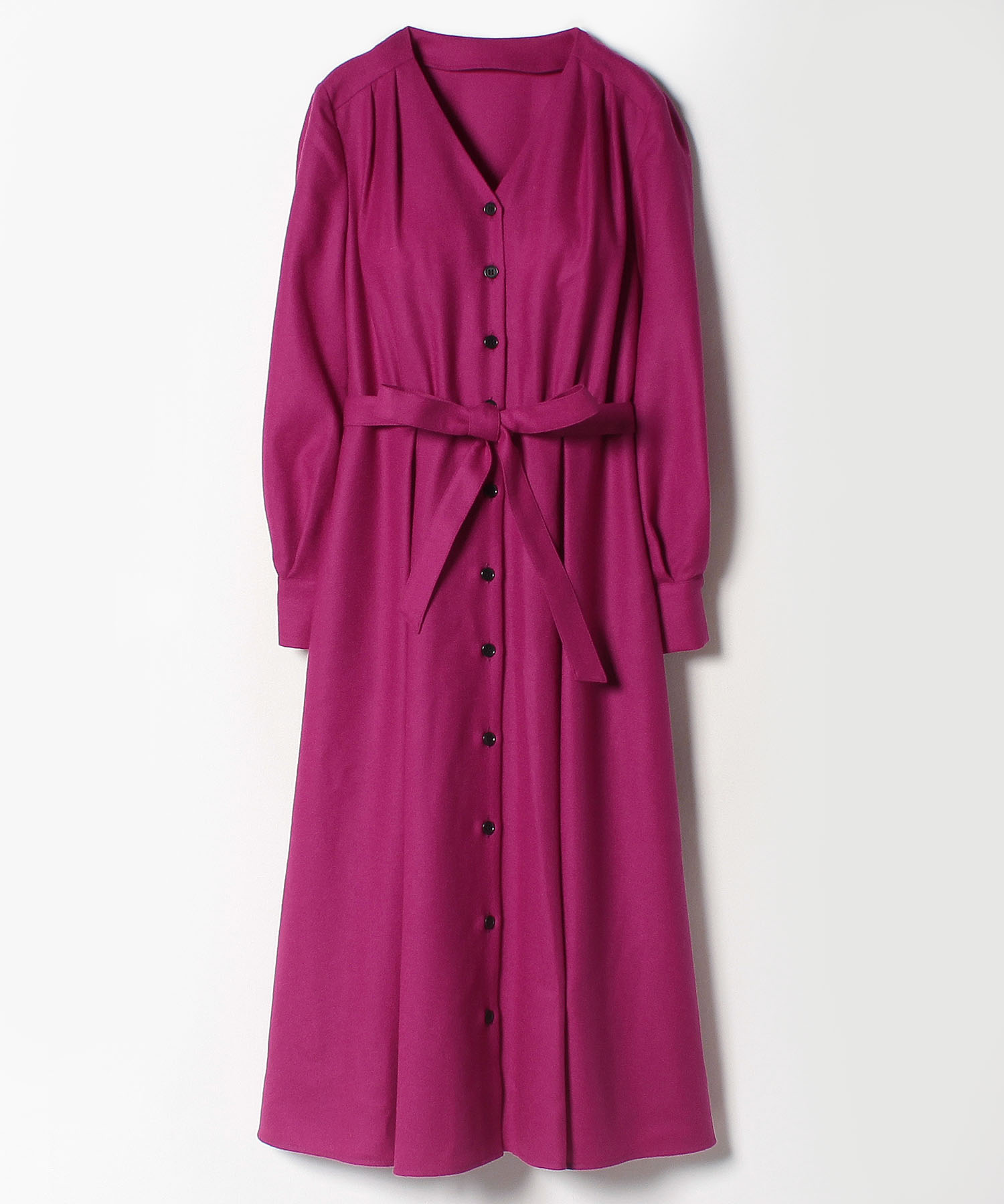 ウールジョーゼットvネックワンピース Anayi Official Online Store アナイ 公式通販