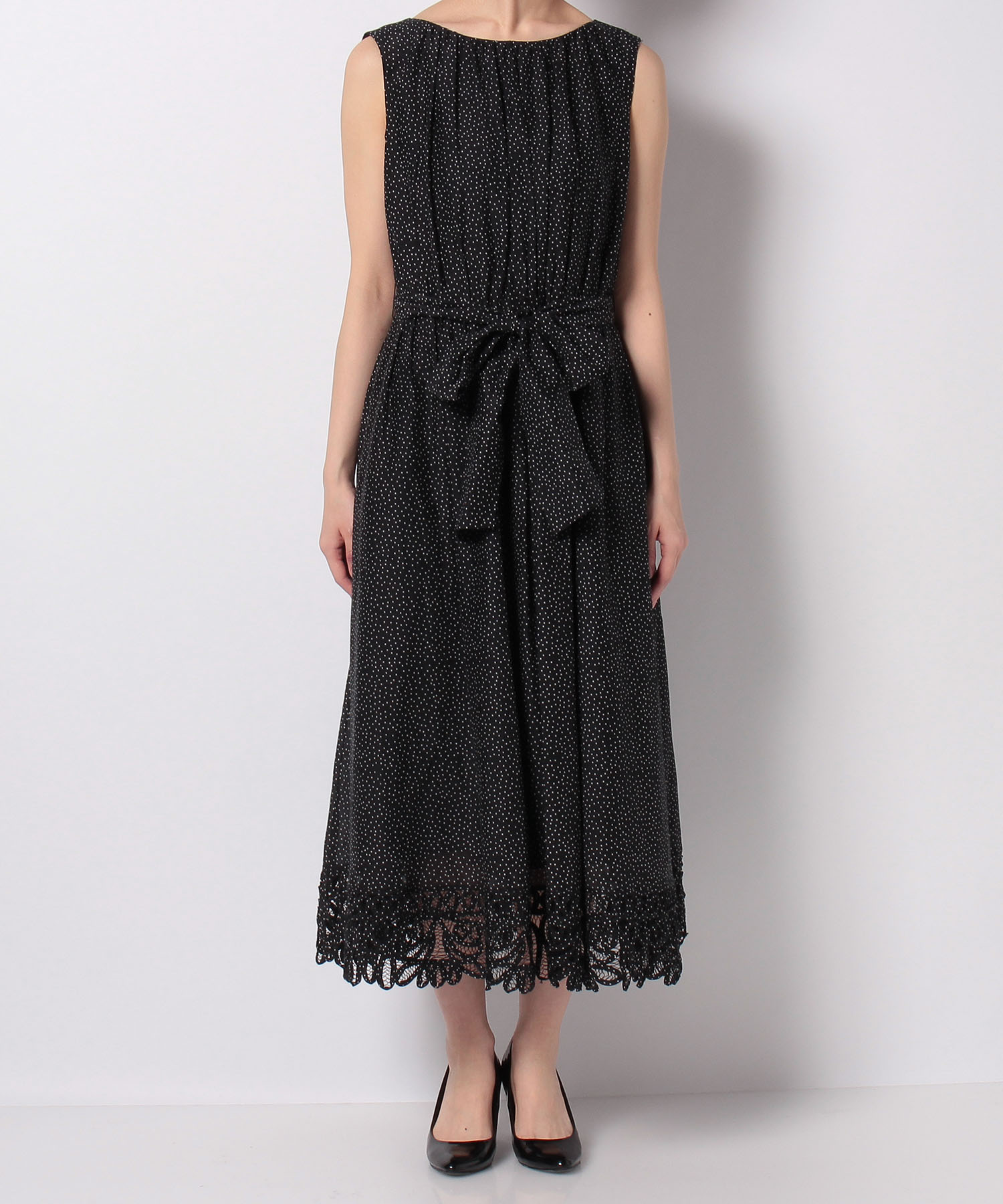ドットバテンレースワンピース Anayi Official Online Store アナイ 公式通販