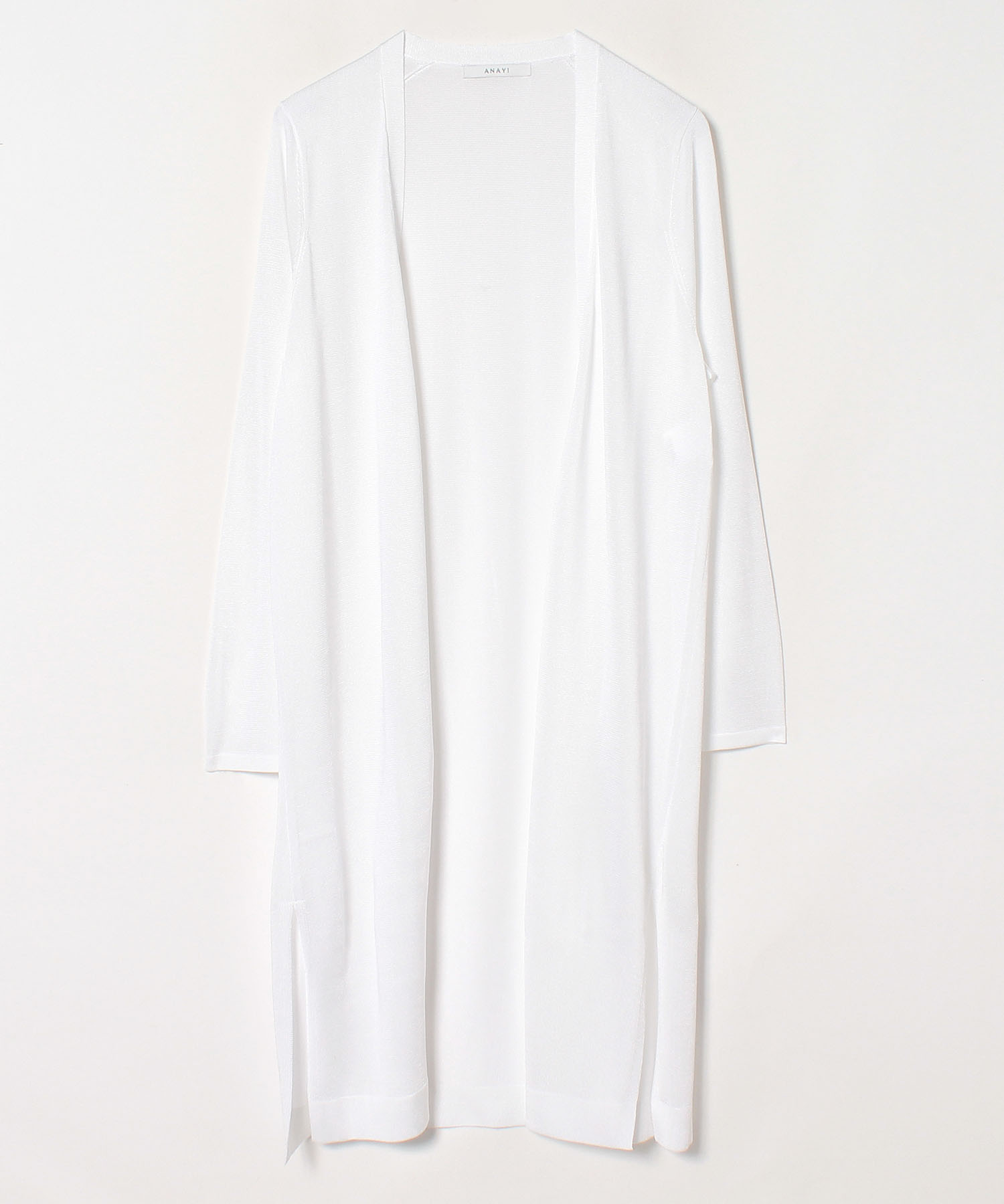 アセテートポリエステルロングカーディガン Anayi Official Online Store アナイ 公式通販
