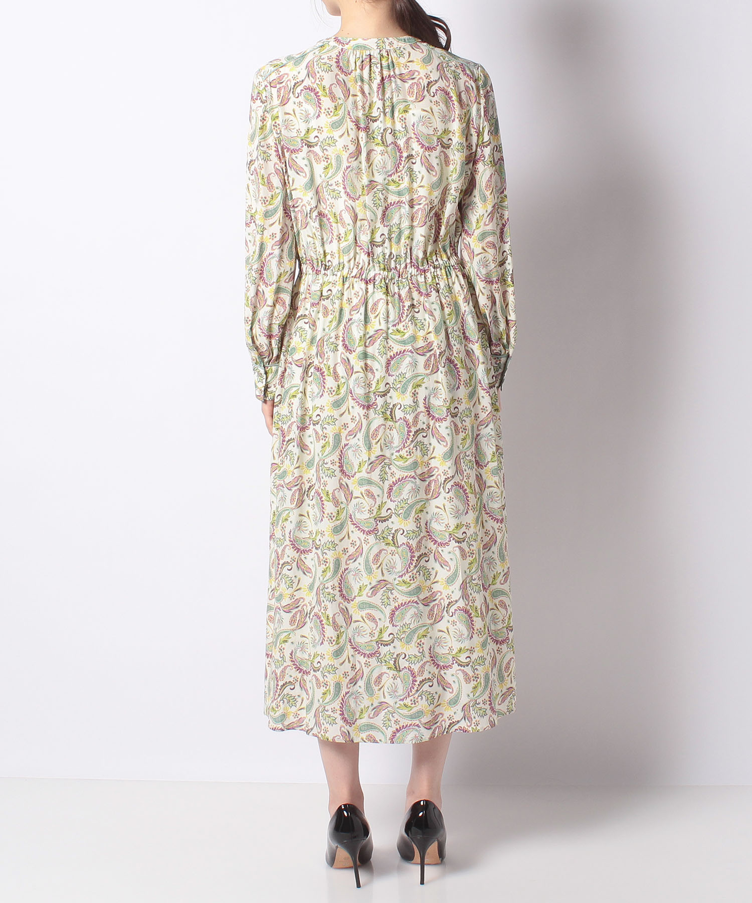 ドローイングプリントタックワンピース Anayi Official Online Store アナイ 公式通販