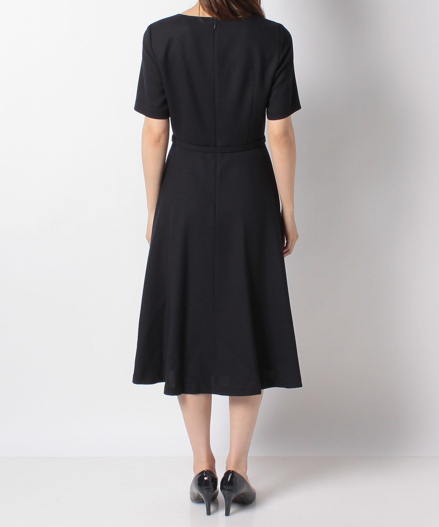 ウールジョーゼットフレアワンピース Anayi Official Online Store アナイ 公式サイト