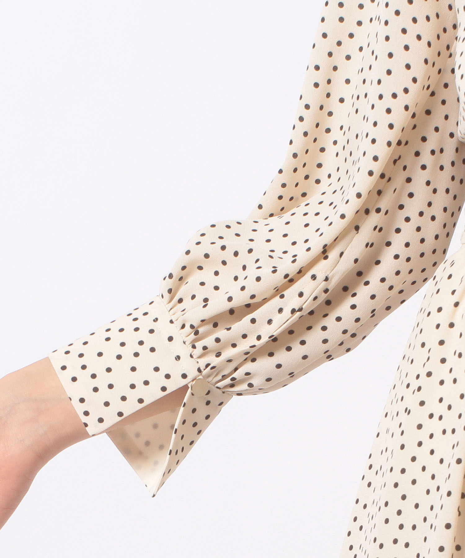 ランダムドットプリントボウタイワンピース Anayi Official Online Store アナイ 公式通販