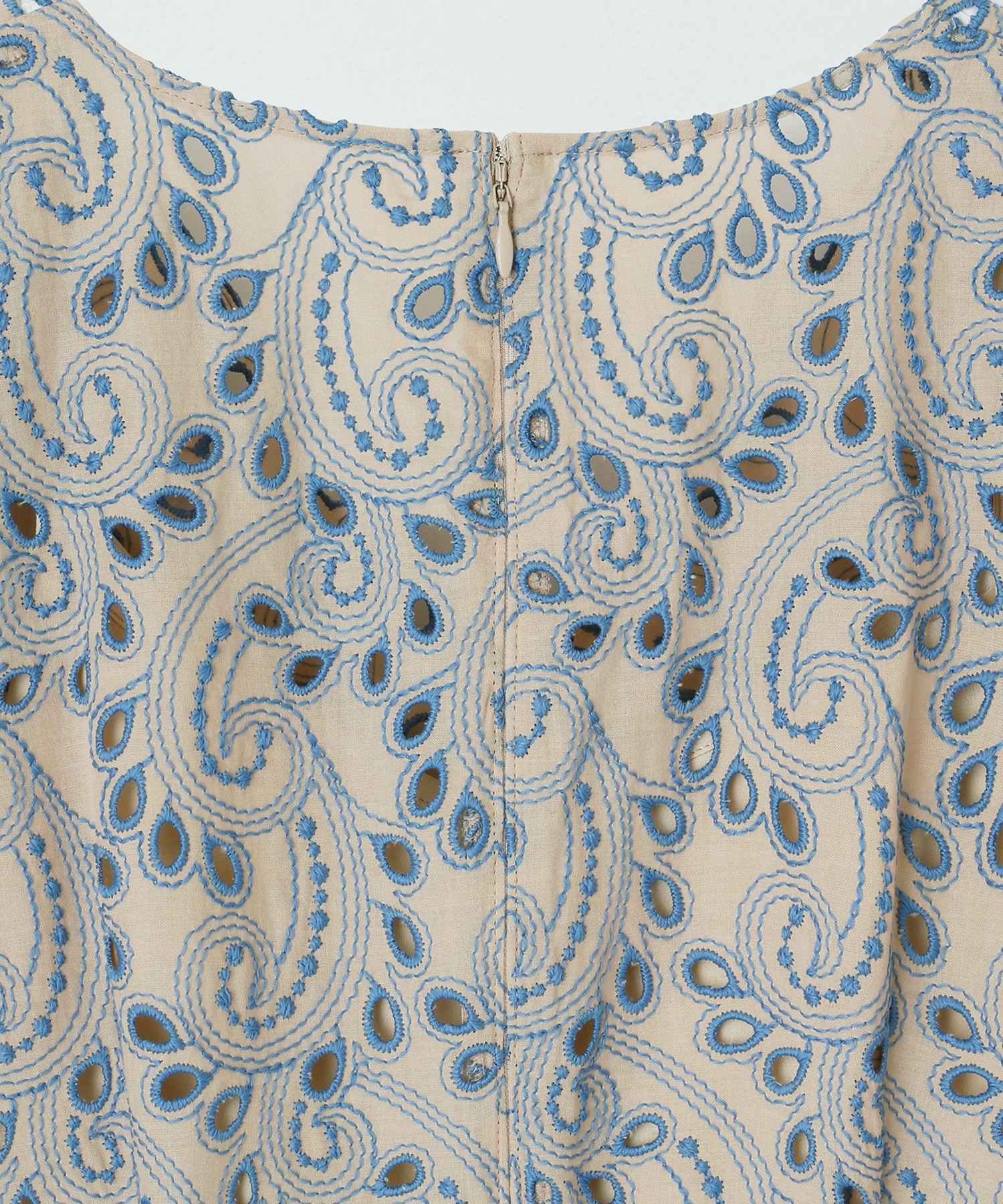 バイカラーペイズリーvネック ワンピース Anayi Official Online Store アナイ 公式通販