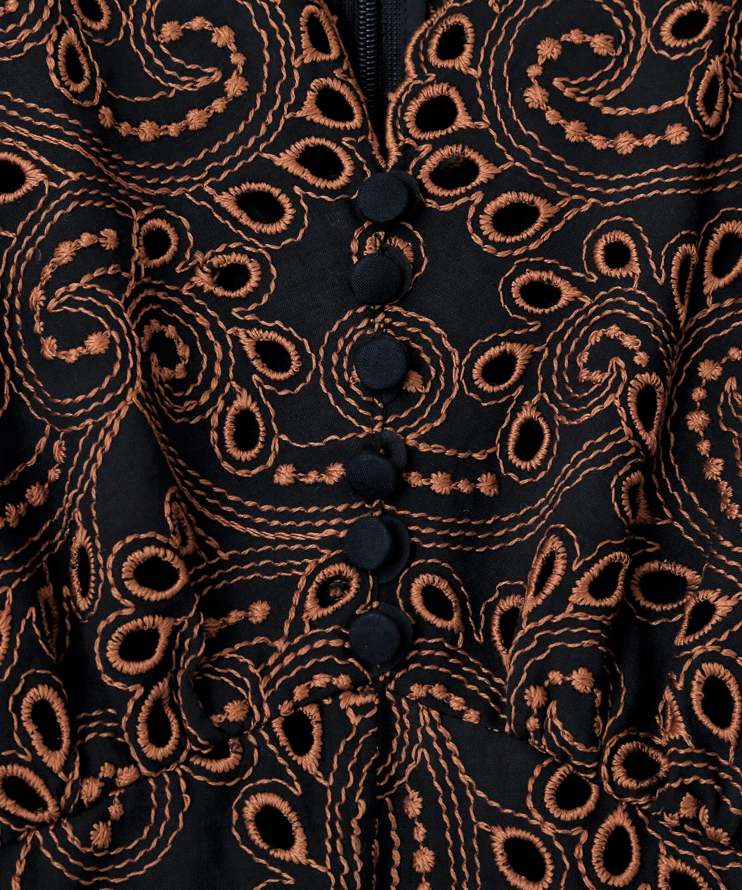 バイカラーペイズリーvネック ワンピース Anayi Official Online Store アナイ 公式通販