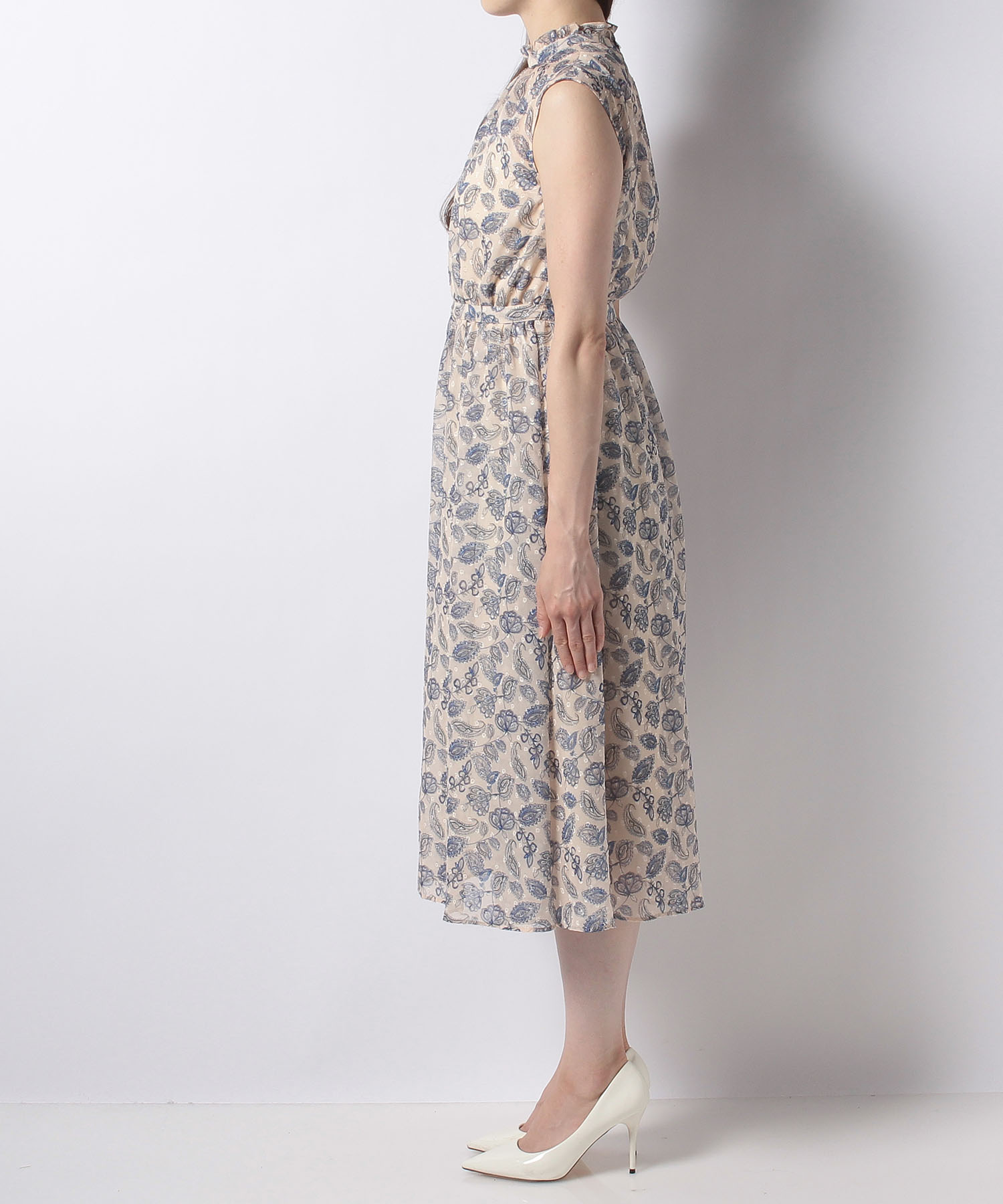 ジャガードペイズリープリントワンピース Anayi Official Online Store アナイ 公式サイト