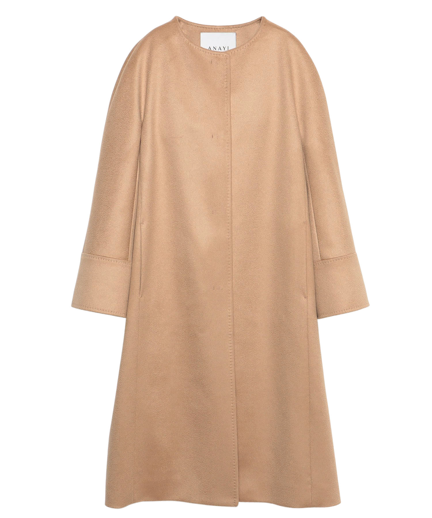 カシミヤクルーネックコート|ANAYI OFFICIAL ONLINE STORE | アナイ ...