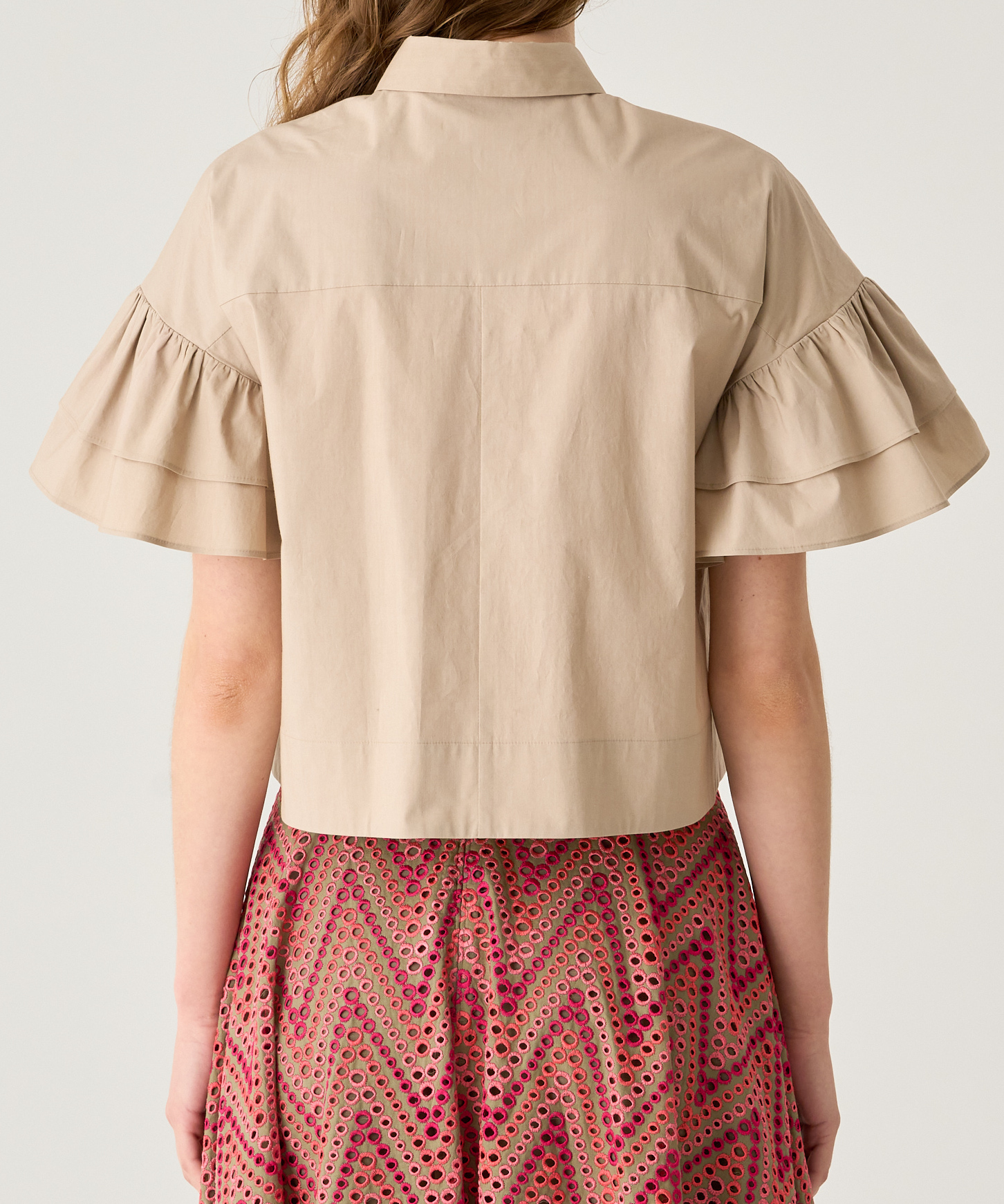 ANAYI☆タイプライターフリルブラウス www.expressinter.com