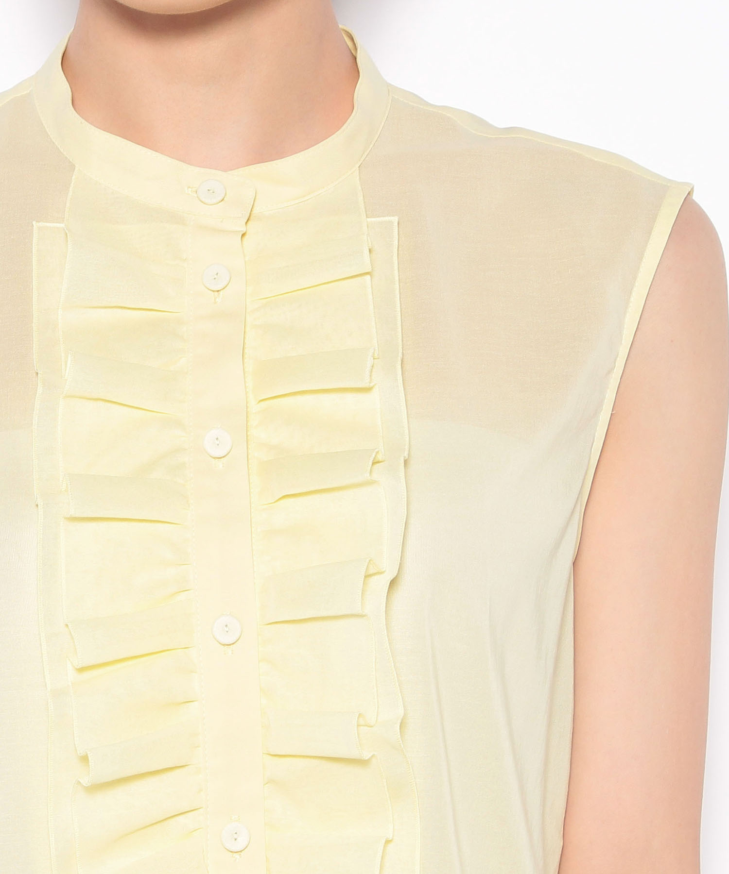 無地・新色登場！ 【未使用】ANAYI コットンローンフリルスタンド