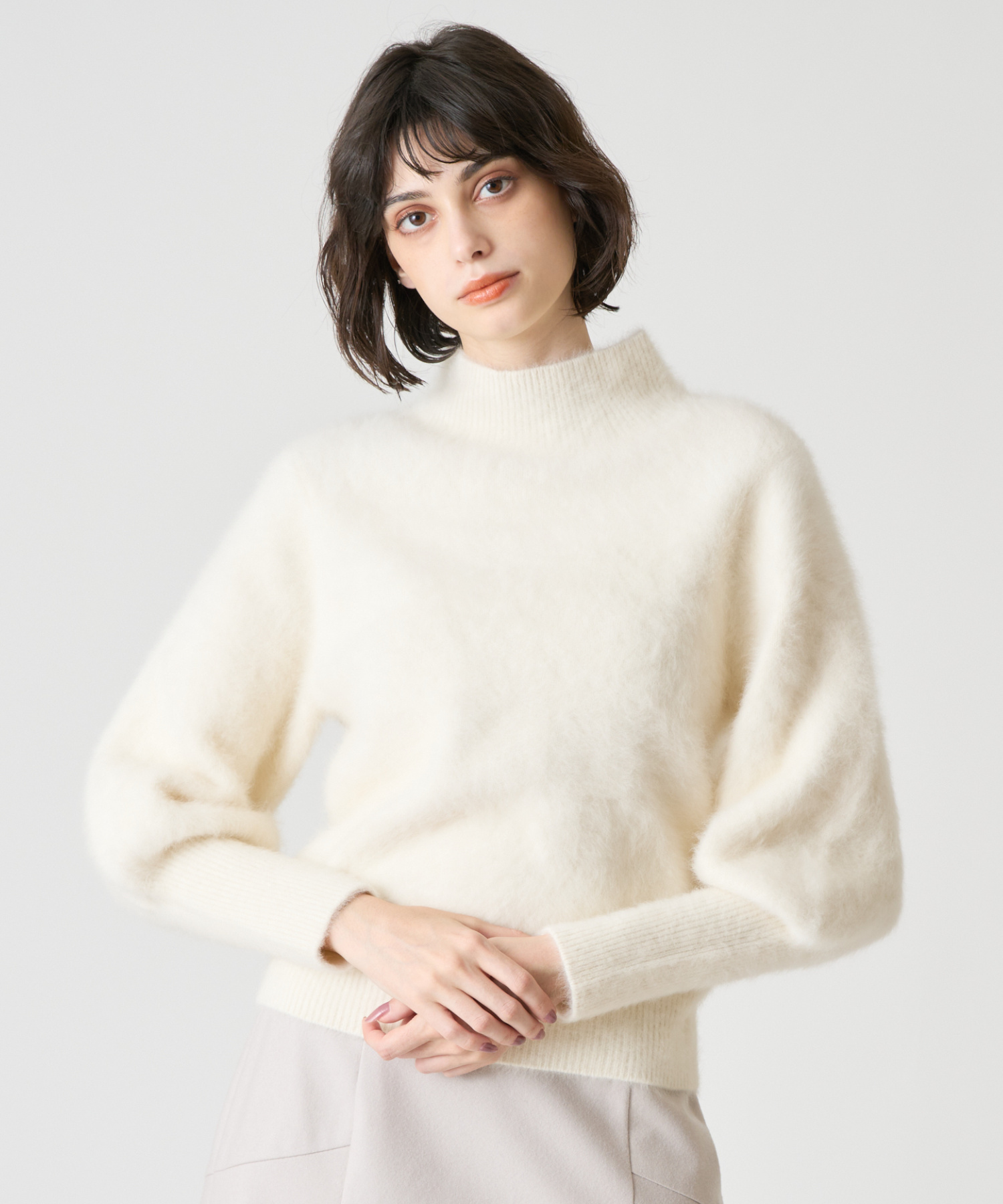 FLUFFY天竺パフスリーブ プルオーバー｜ANAYI OFFICIAL ONLINE STORE 