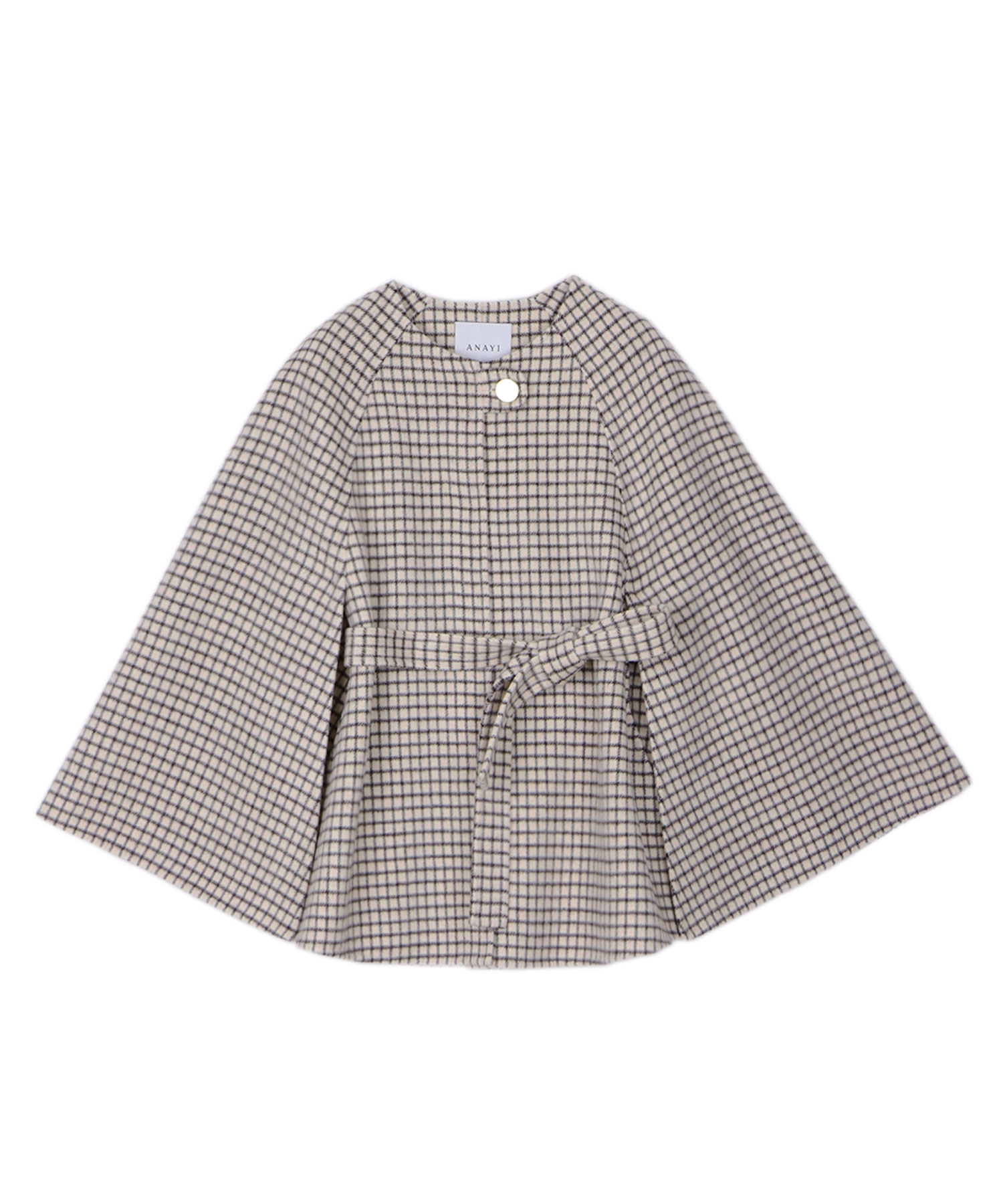 リバーチェックケープコート｜ANAYI OFFICIAL ONLINE STORE 