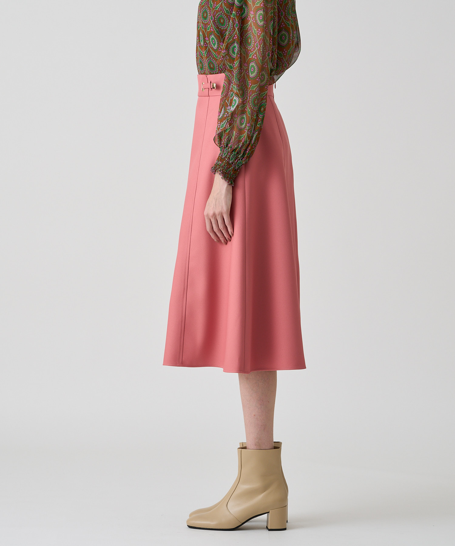 美品✨アナイ♡ラップスカート　巻きスカート　近年モデル　ベルト　ピンクベージュ