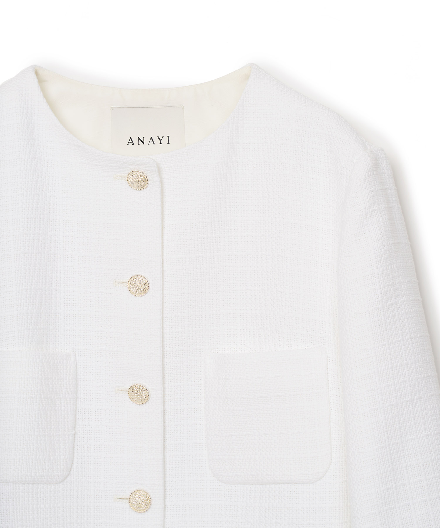 コットンオックスショート ジャケット|ANAYI OFFICIAL ONLINE STORE