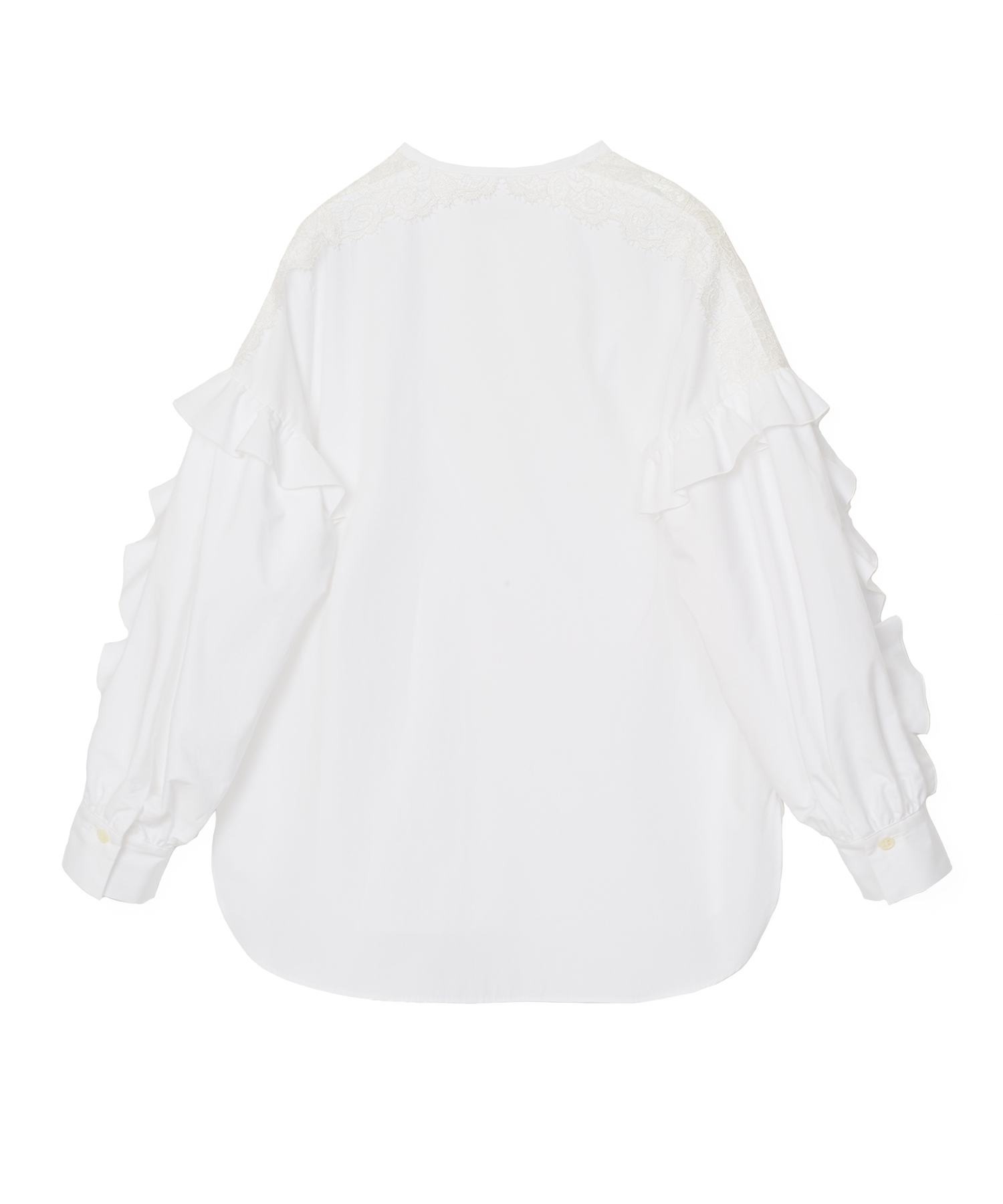 コットン袖レースフリル ブラウス｜ANAYI OFFICIAL ONLINE STORE 