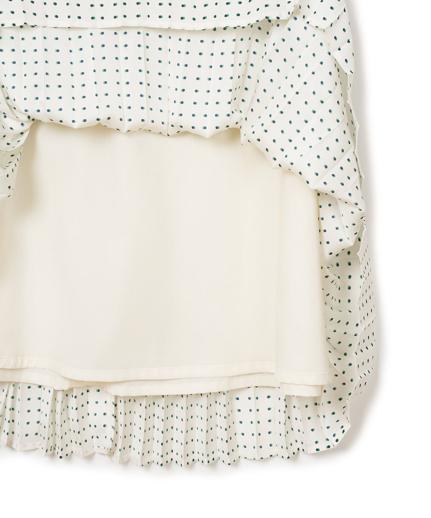 ピンドットプリントプリーツ スカート｜ANAYI OFFICIAL ONLINE STORE 