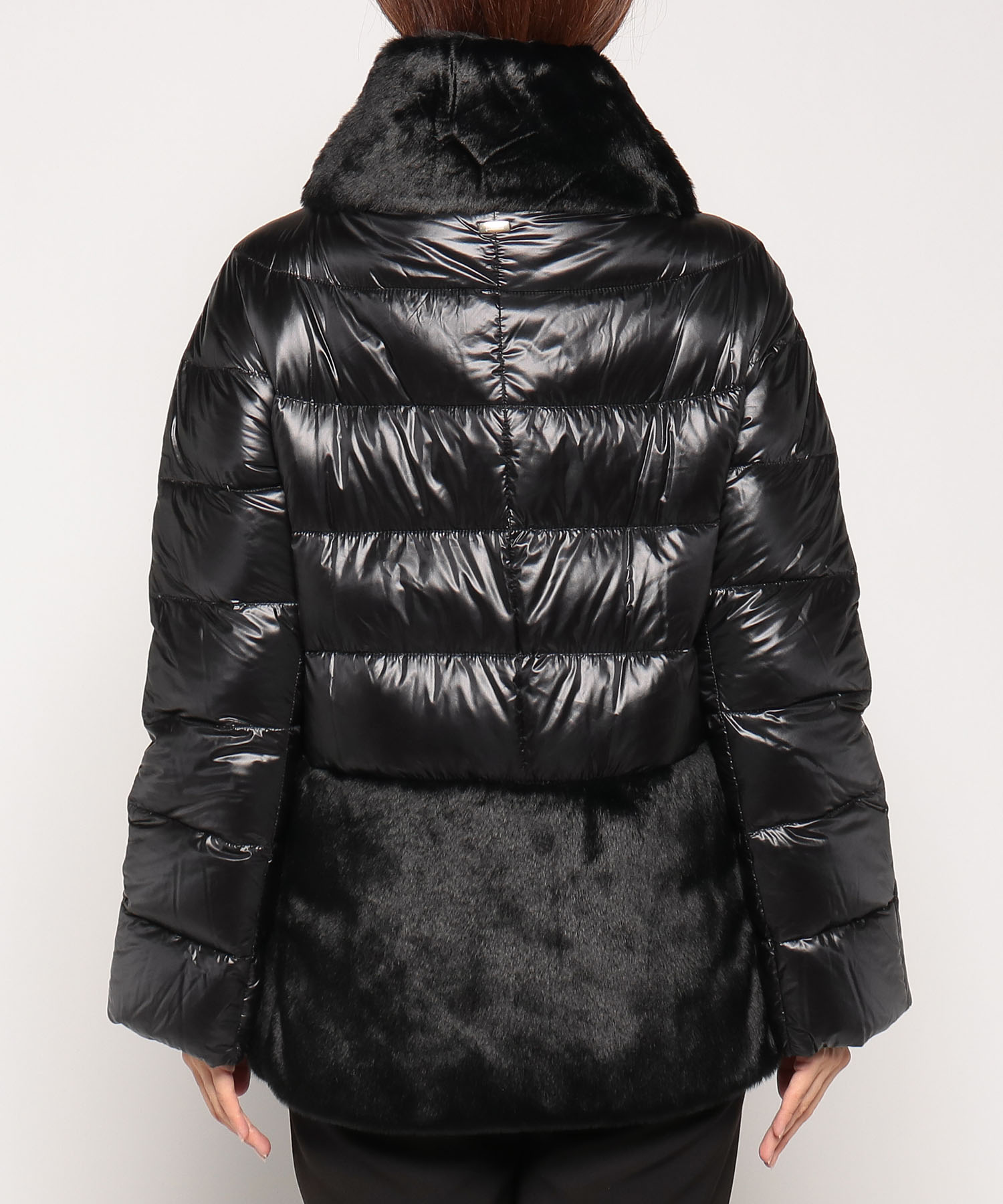 HERNO フェイクファーコンビダウンコート|ANAYI OFFICIAL ONLINE