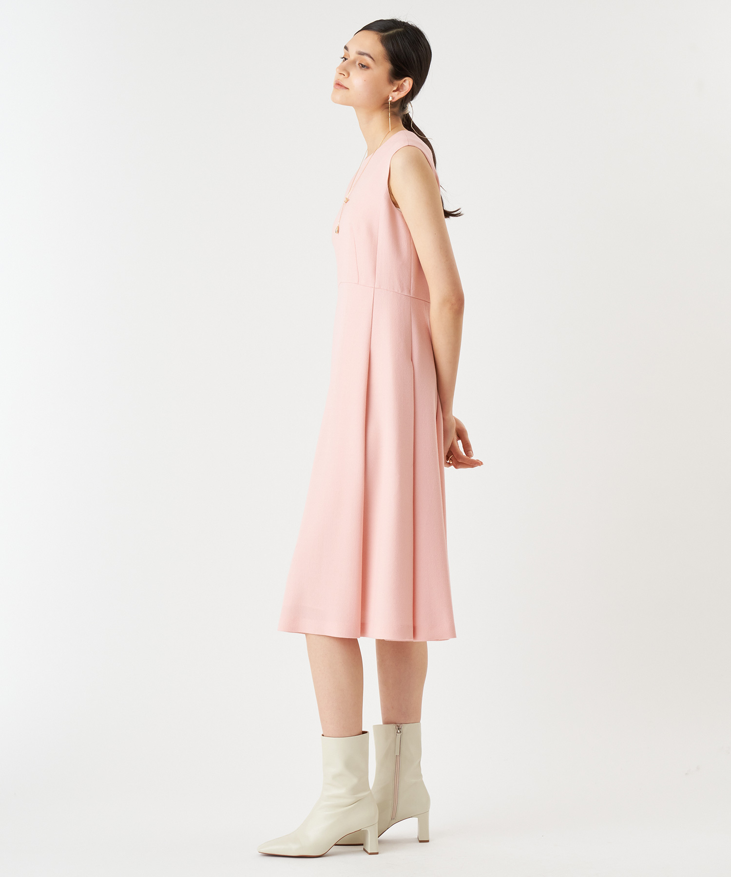 ウールジョーゼットノースリ ワンピース Anayi Official Online Store アナイ 公式通販