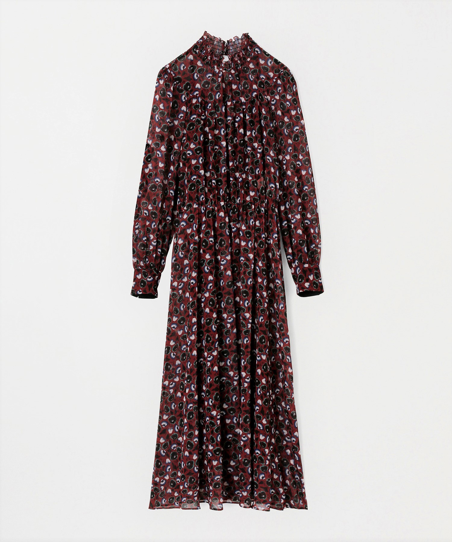 パンジープリントシャーリングワンピース Anayi Official Online Store アナイ 公式通販