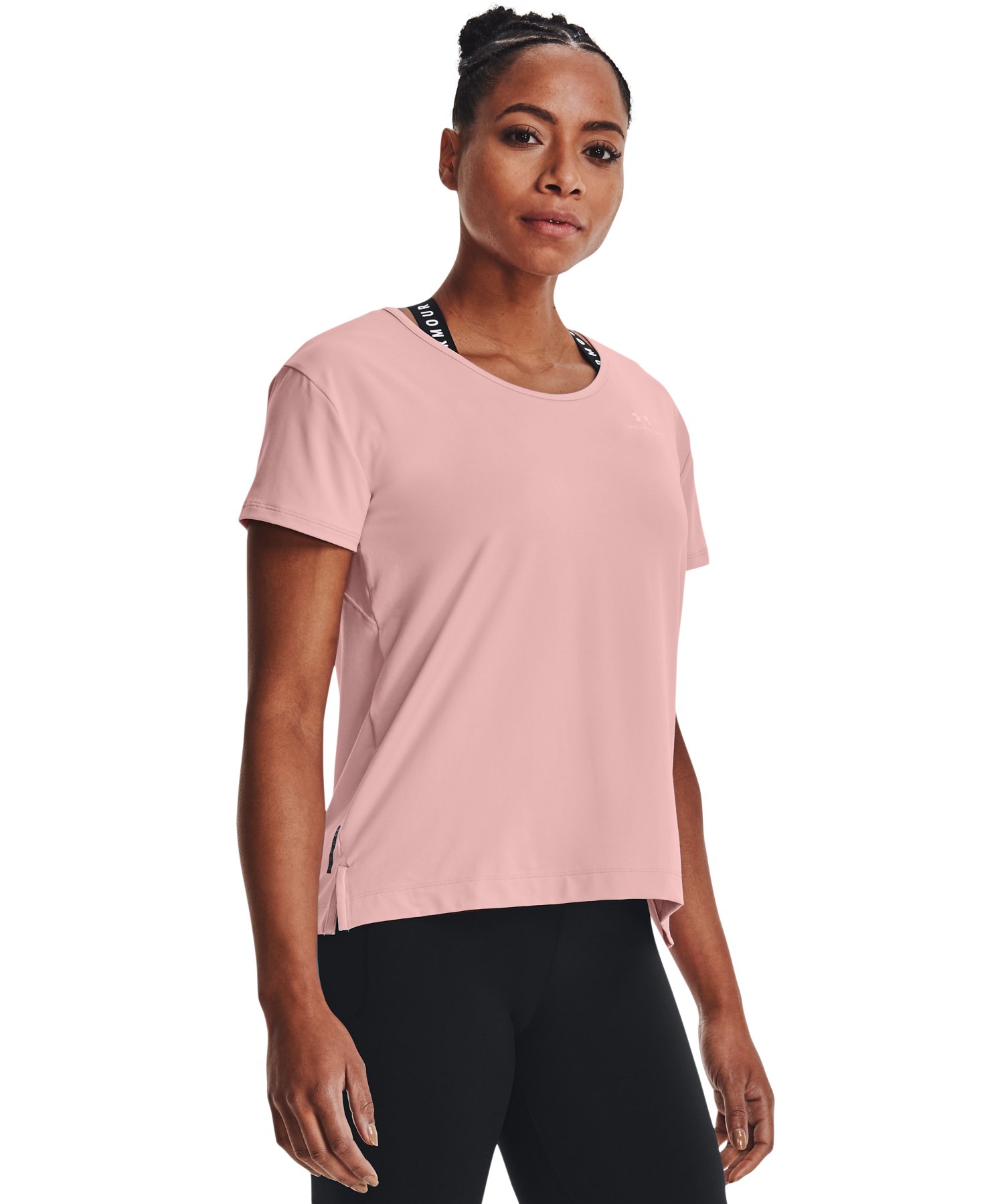 UA���b�V�� �G�i�W�[ �R�A �V���[�g�X���[�u�i�g���[�j���O/WOMEN�j