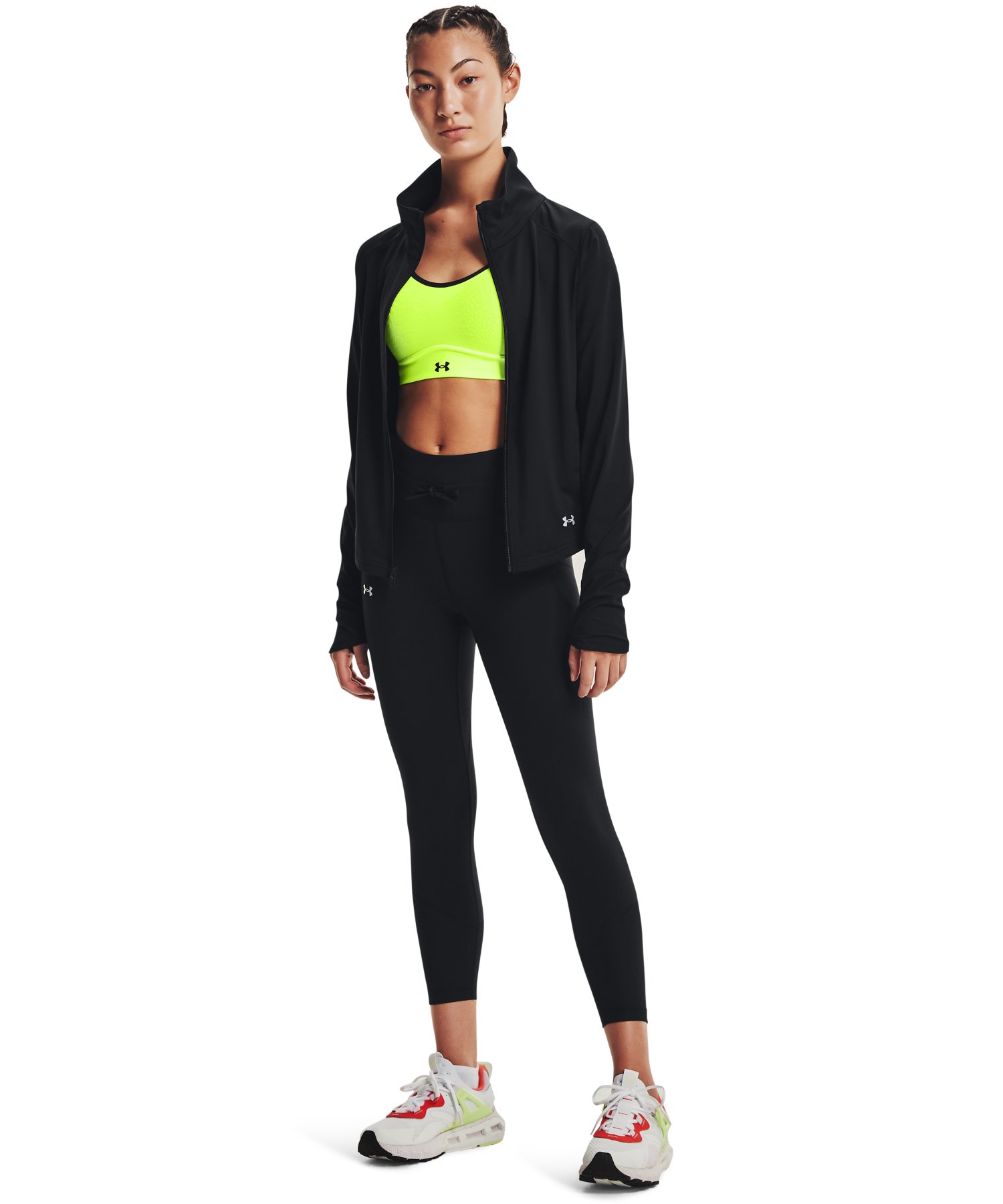 UAメリディアン アンクル レギンス リブ ウエストバンド(トレーニング/WOMEN)【アンダーアーマー/UNDER ARMOUR】 UAメリディアン アンクル レギンス リブ ウエストバンド(トレーニング/WOMEN)【アンダーアーマー/UNDER ARMOUR】